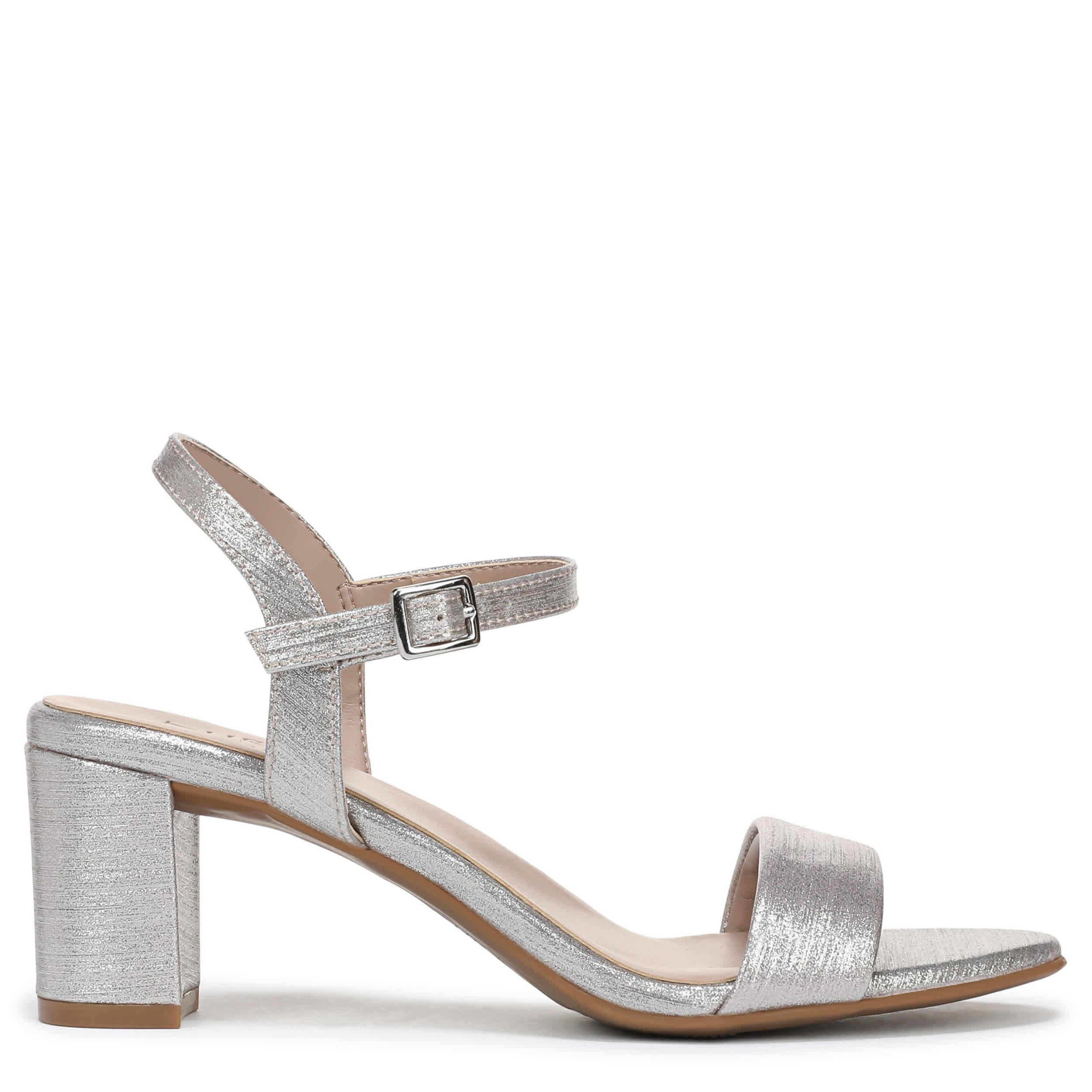 NATURALIZER-WOMENS BRISTOL SANDAL-SILVER & 