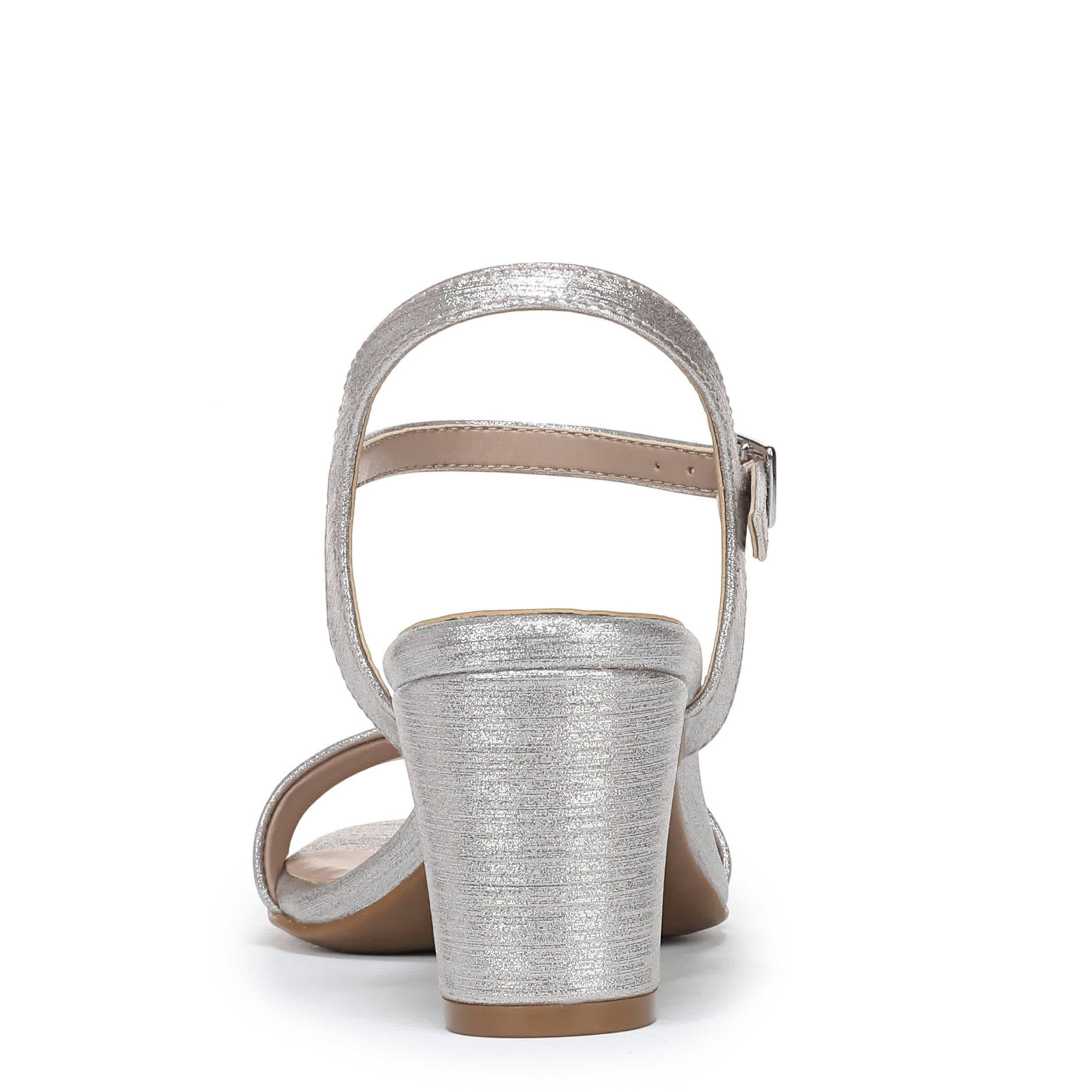NATURALIZER-WOMENS BRISTOL SANDAL-SILVER & 
