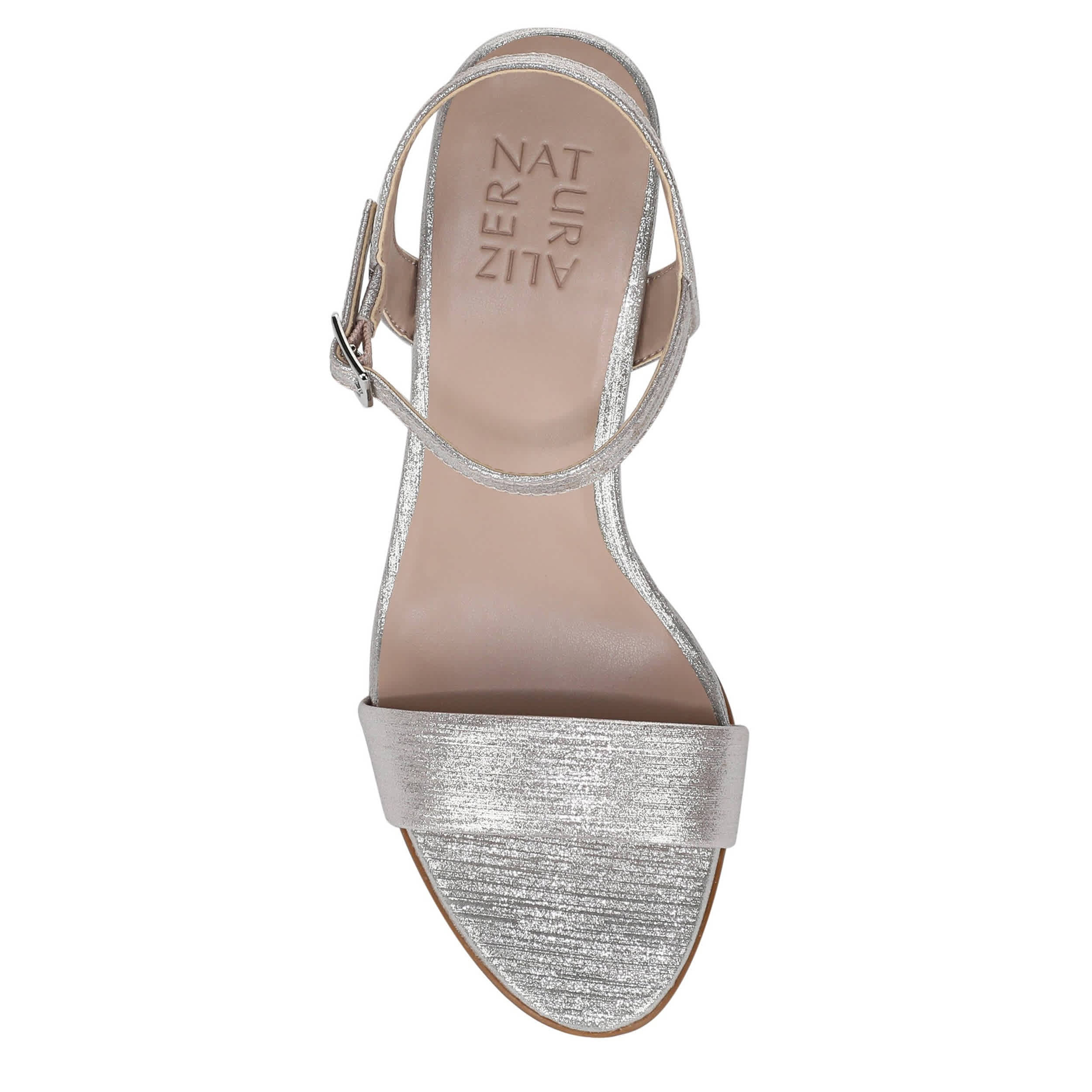 NATURALIZER-WOMENS BRISTOL SANDAL-SILVER & 