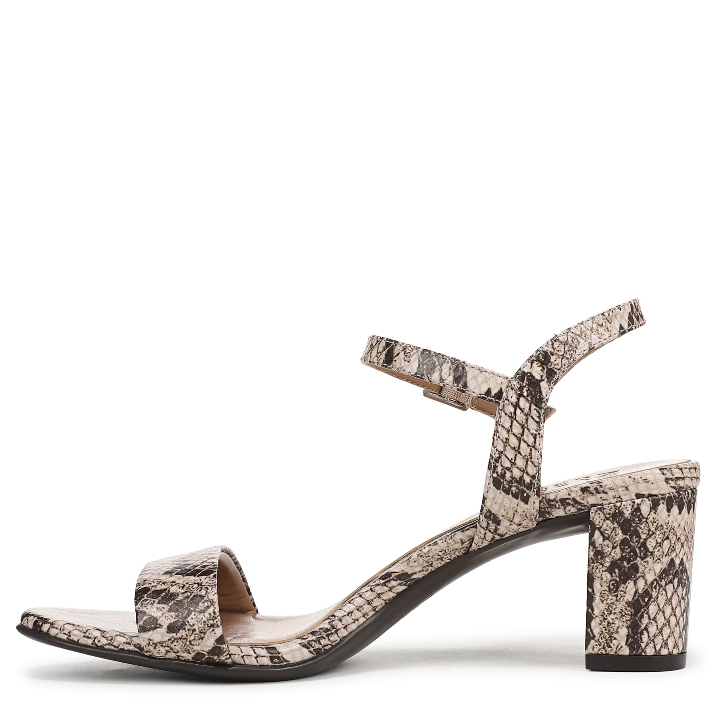 NATURALIZER-WOMENS BRISTOL SANDAL-OFF WHITE & SNAKE