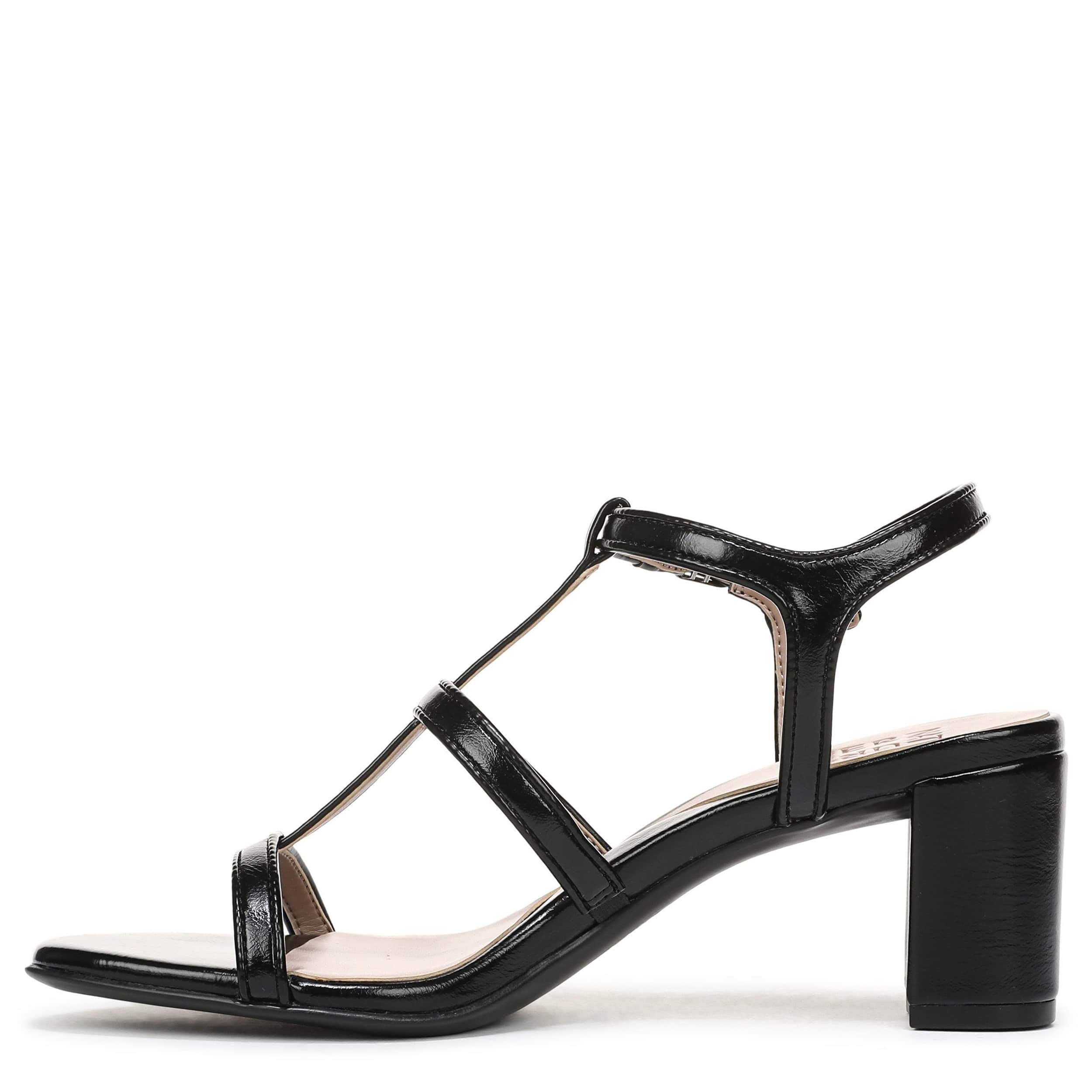 NATURALIZER-WOMENS BRISTOL-CAGE SANDAL-BLACK & 