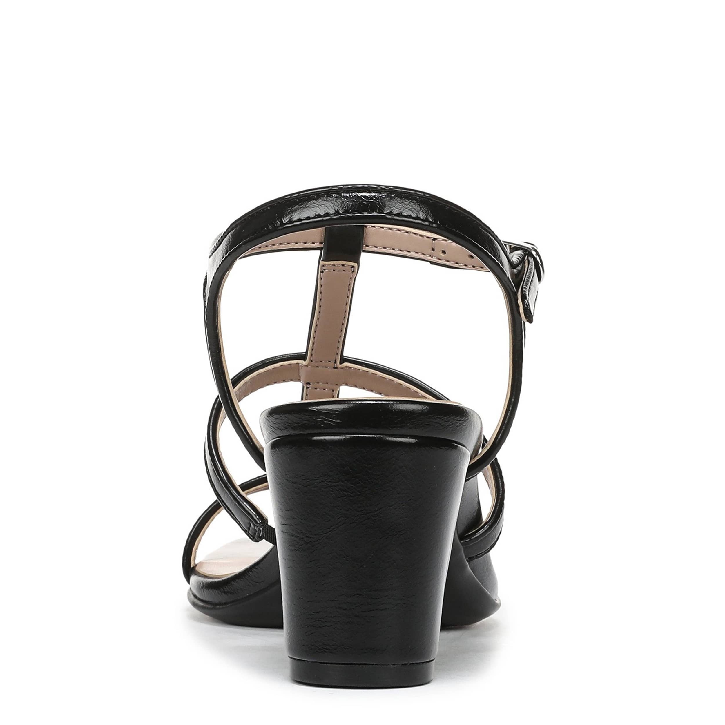 NATURALIZER-WOMENS BRISTOL-CAGE SANDAL-BLACK & 