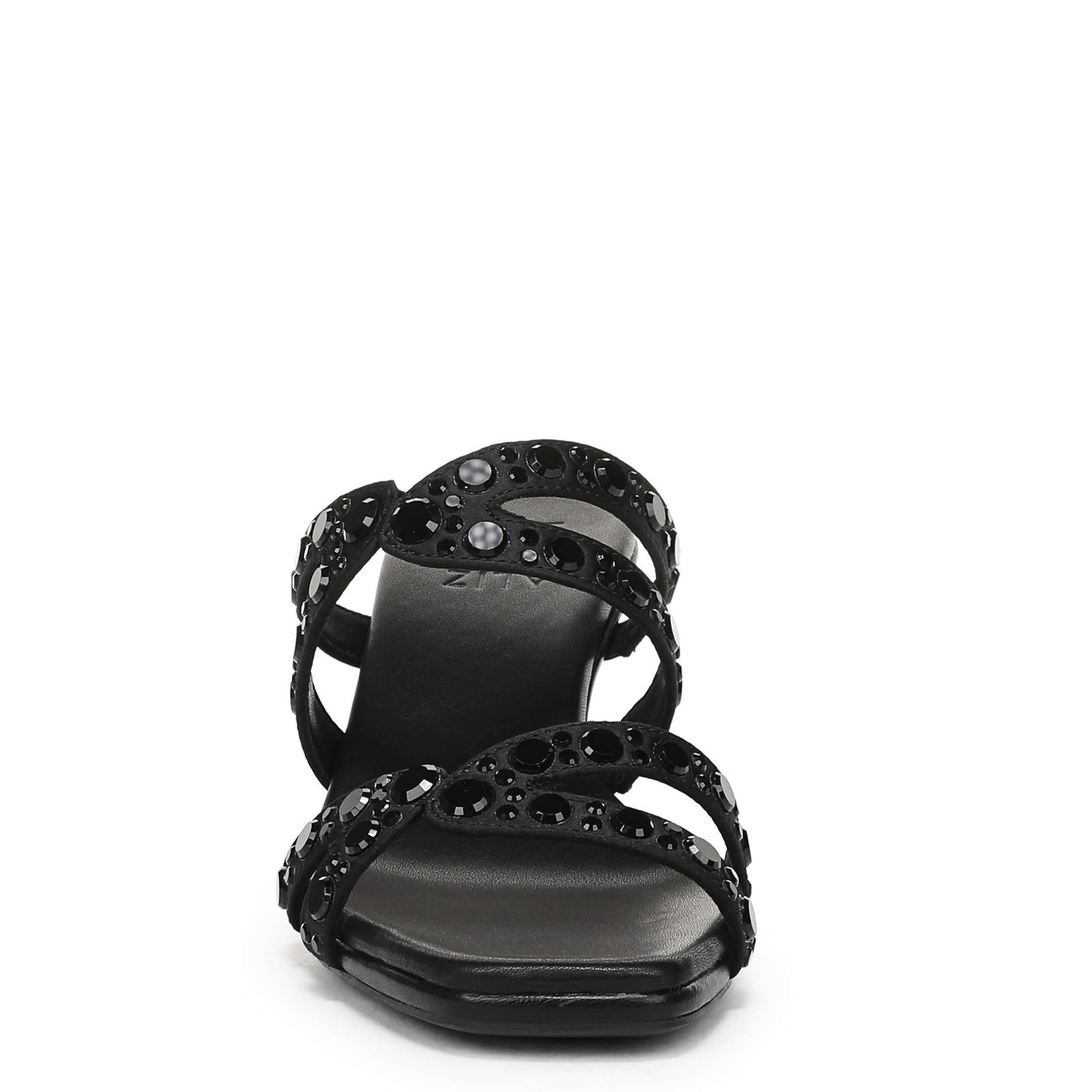 NATURALIZER-WOMENS KIMI SANDAL-BLACK & 