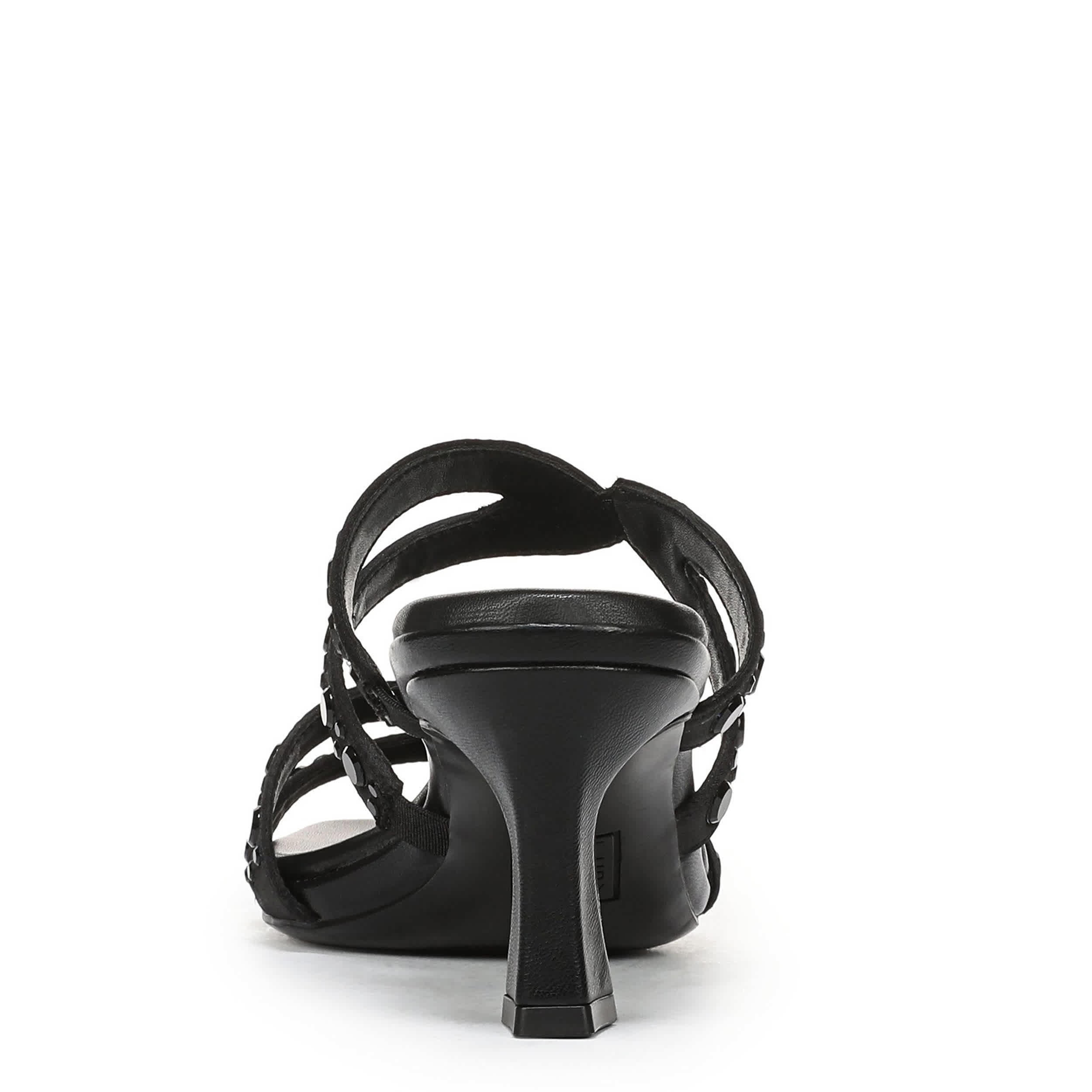 NATURALIZER-WOMENS KIMI SANDAL-BLACK & 