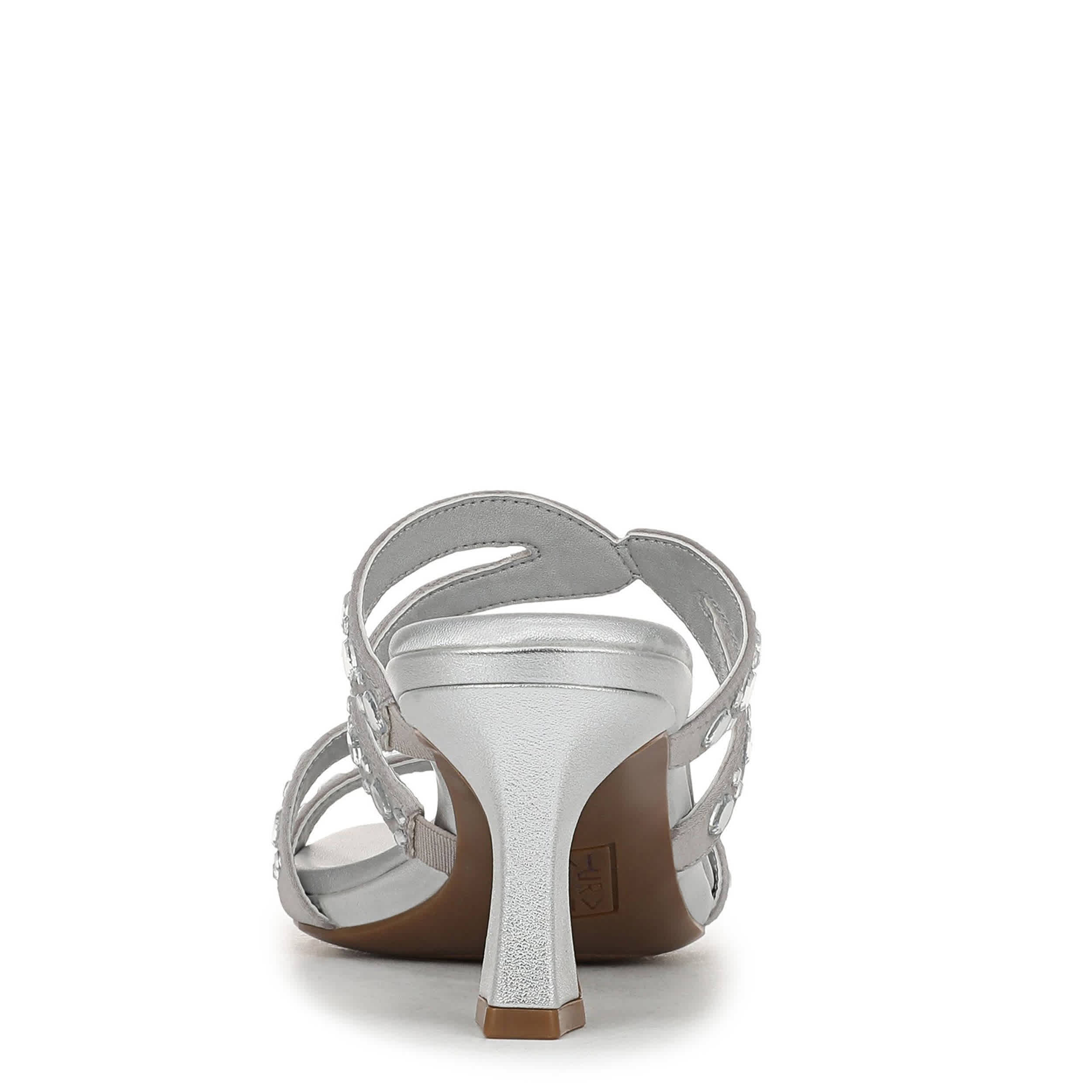 NATURALIZER-WOMENS KIMI SANDAL-SILVER & 