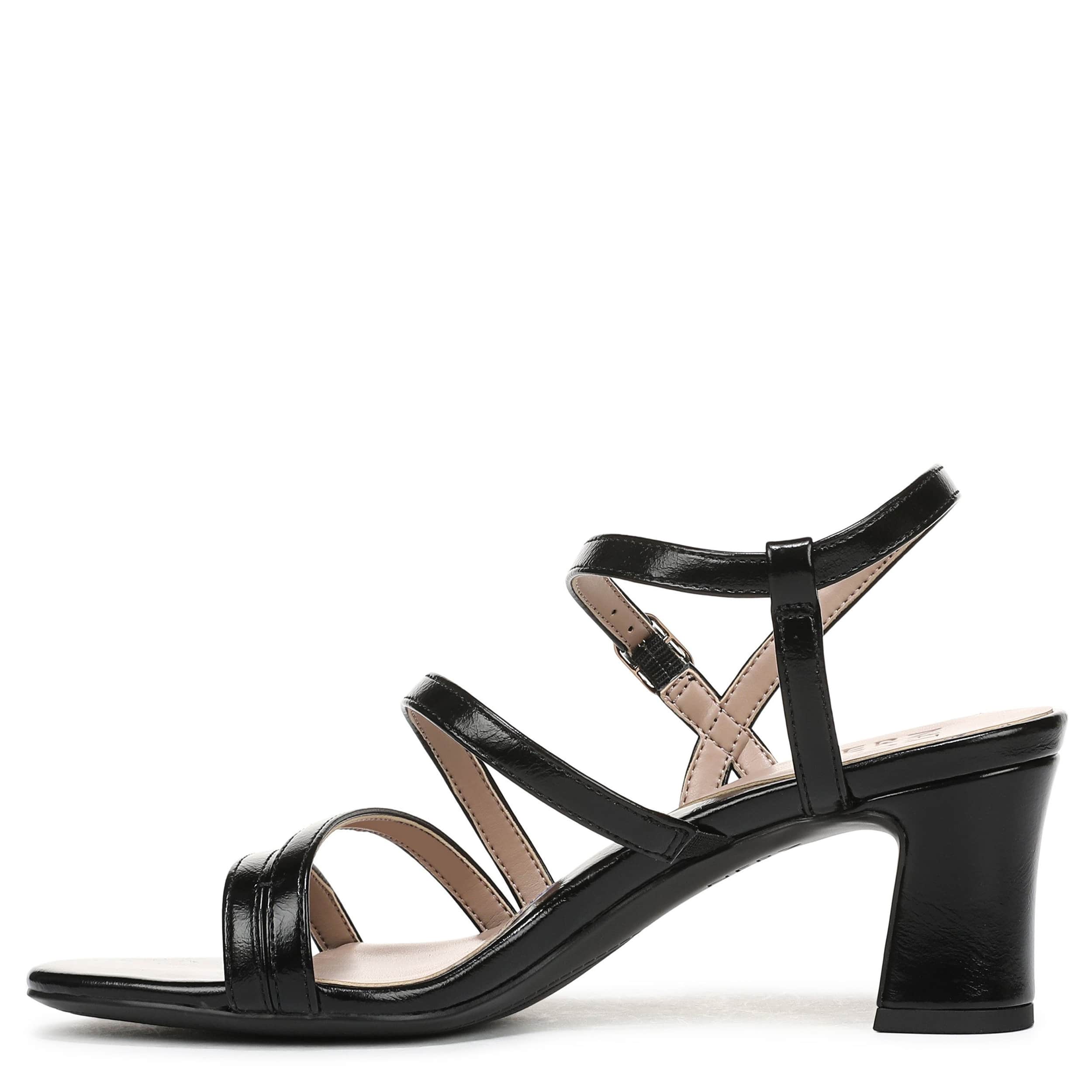 NATURALIZER-WOMENS NELLIE SANDAL-BLACK & 