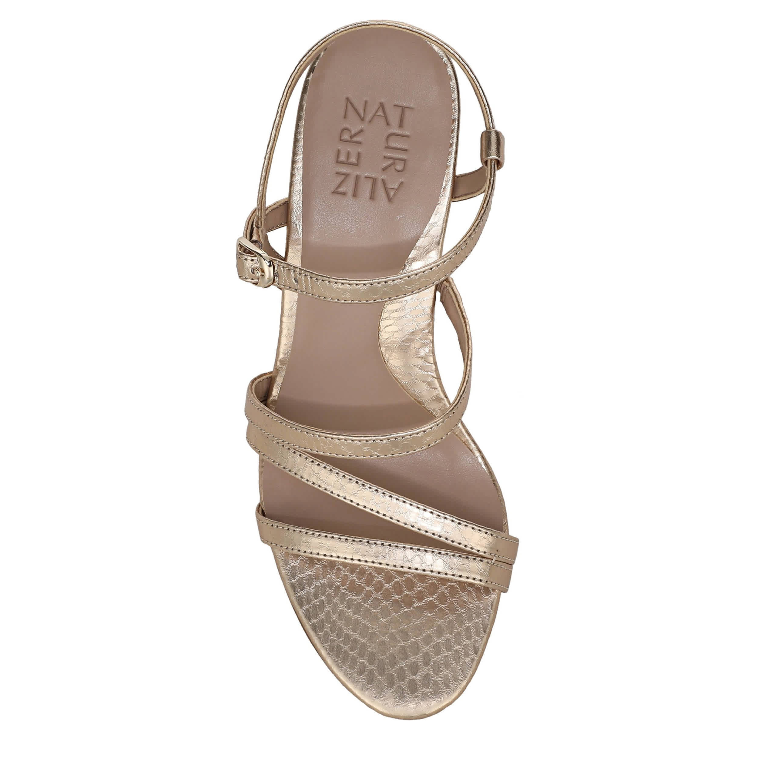 NATURALIZER-WOMENS NELLIE SANDAL-CHAMPAGNE & 