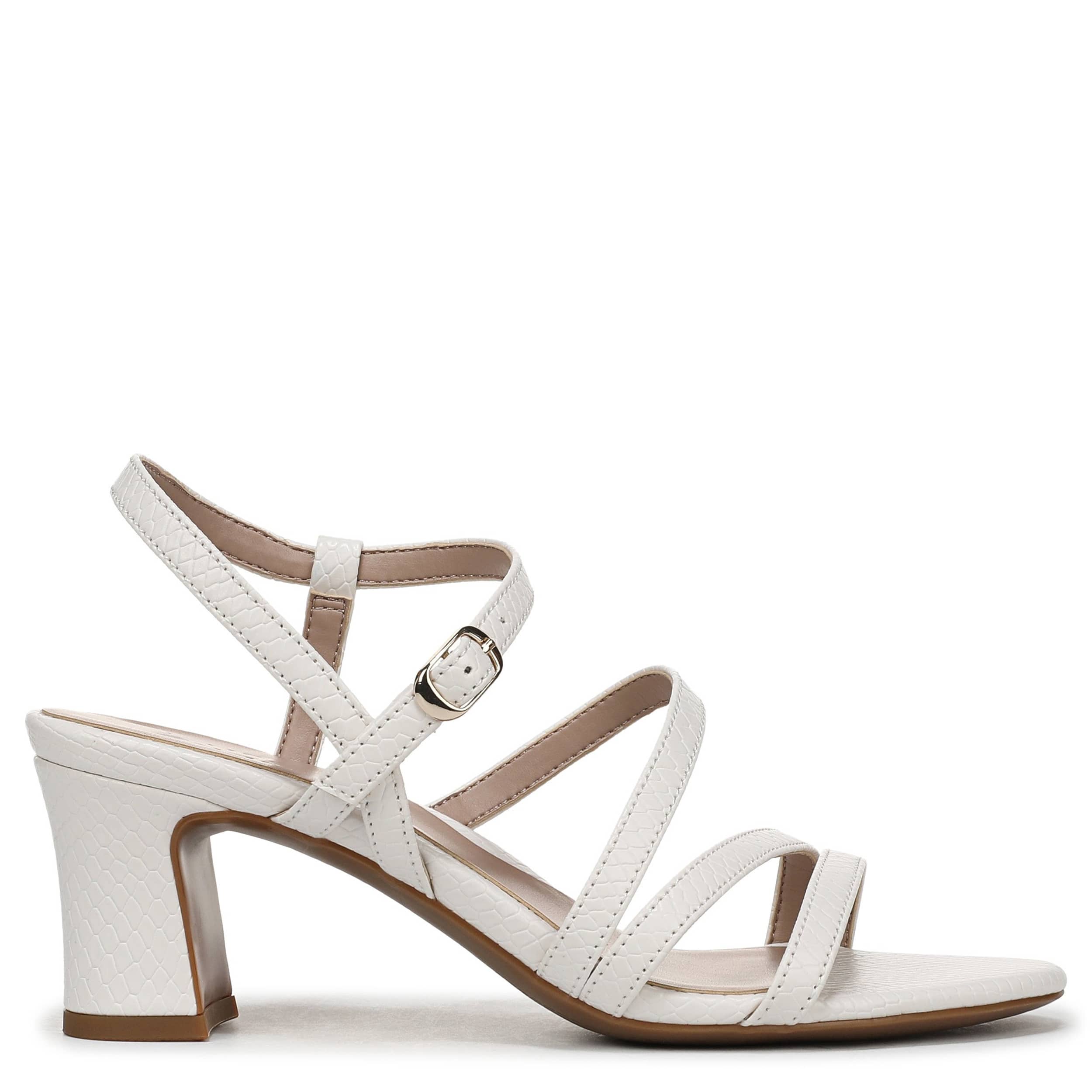 NATURALIZER-WOMENS NELLIE SANDAL-WHITE & 