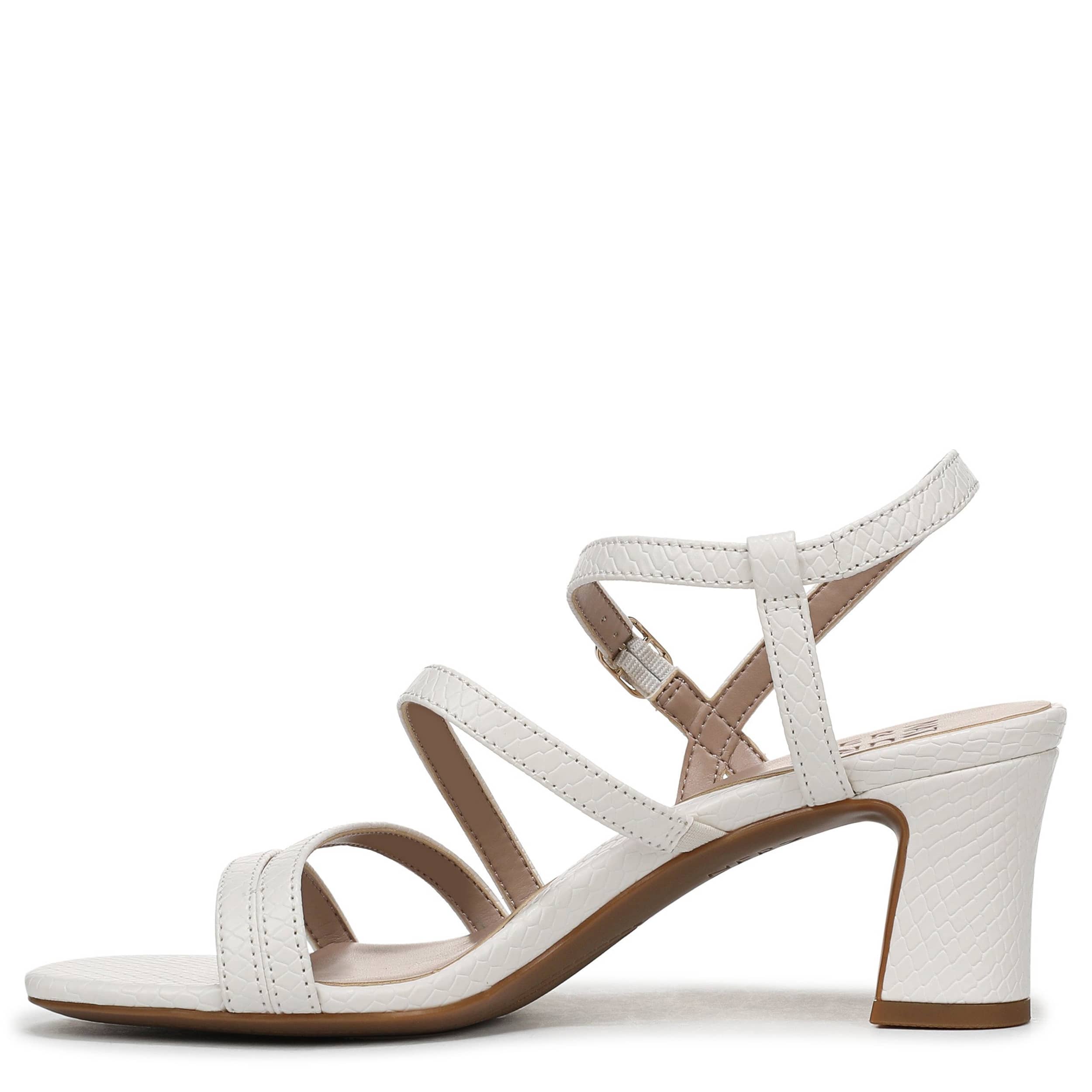 NATURALIZER-WOMENS NELLIE SANDAL-WHITE & 