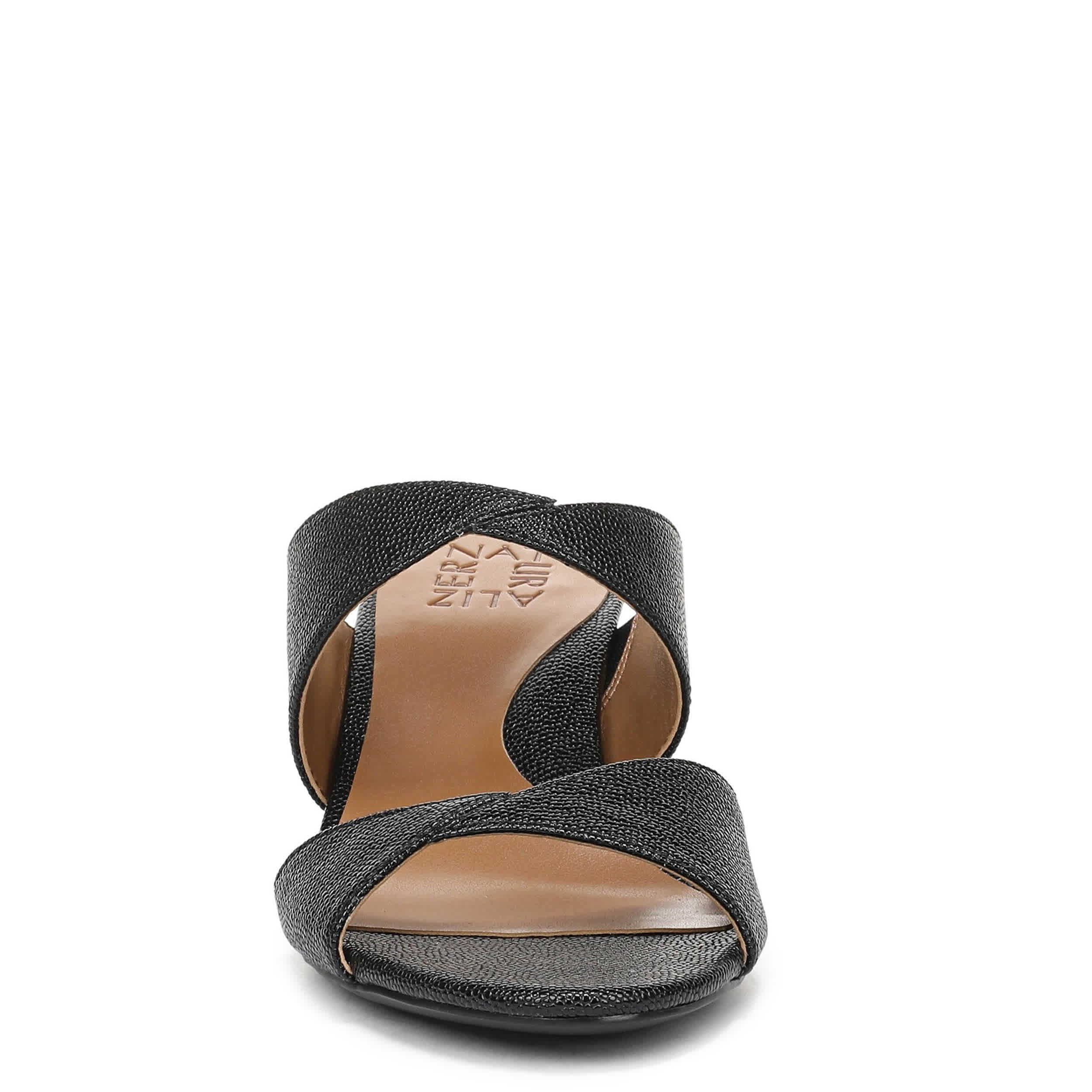 NATURALIZER-WOMENS NESSA SANDAL-BLACK & 
