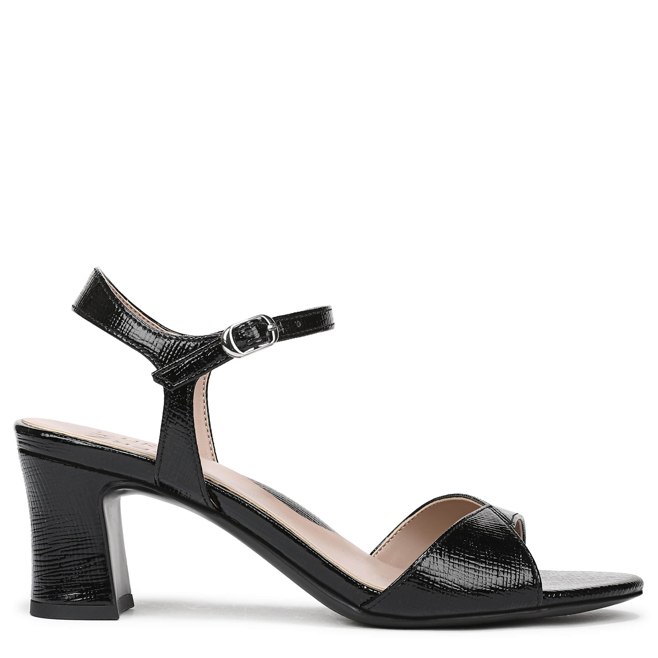 NATURALIZER-WOMENS NYLA SANDAL-BLACK & 