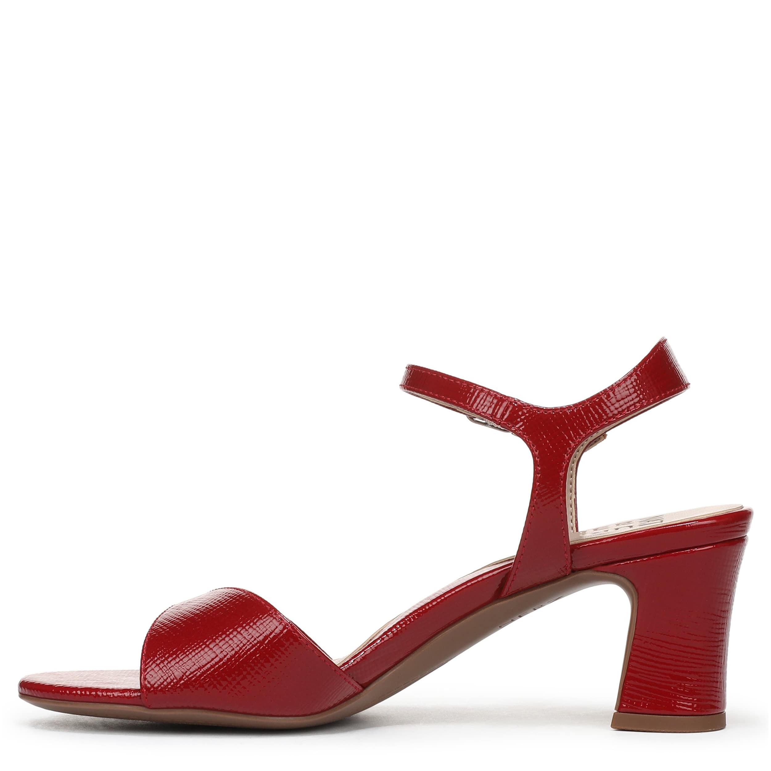 NATURALIZER-WOMENS NYLA SANDAL-RED & 