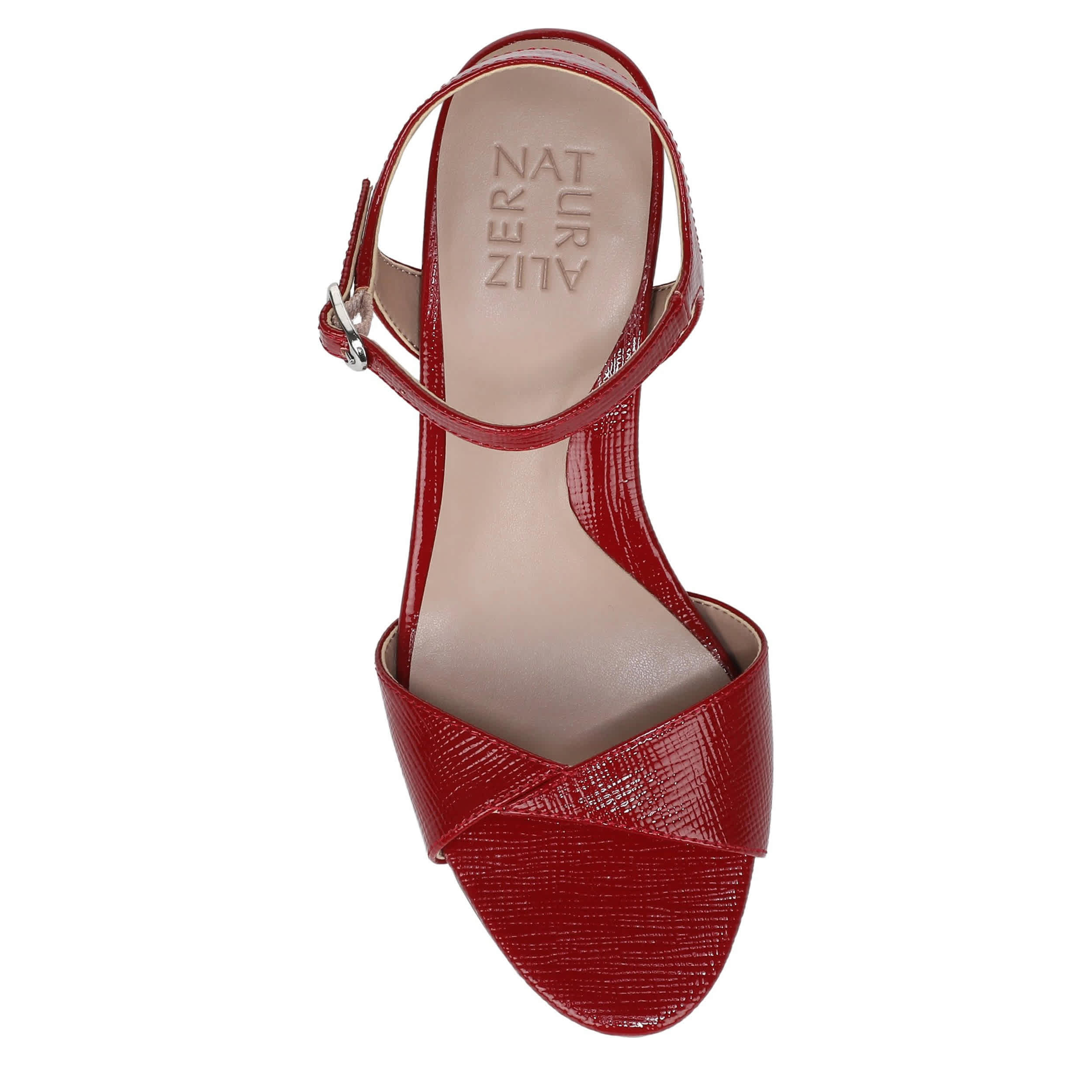 NATURALIZER-WOMENS NYLA SANDAL-RED & 
