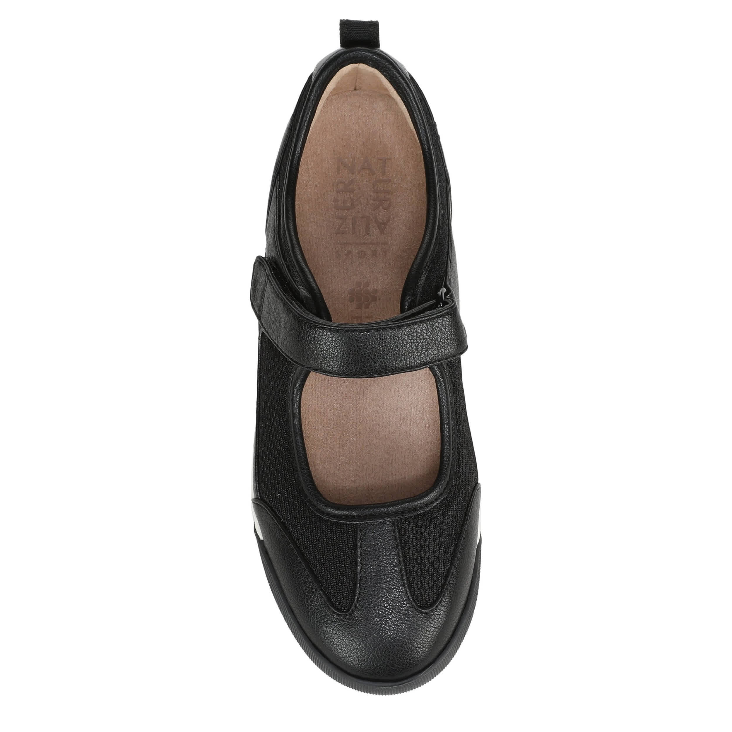 NATURALIZER-WOMENS GRETA MARY JANE SNEAKER-BLACK & 