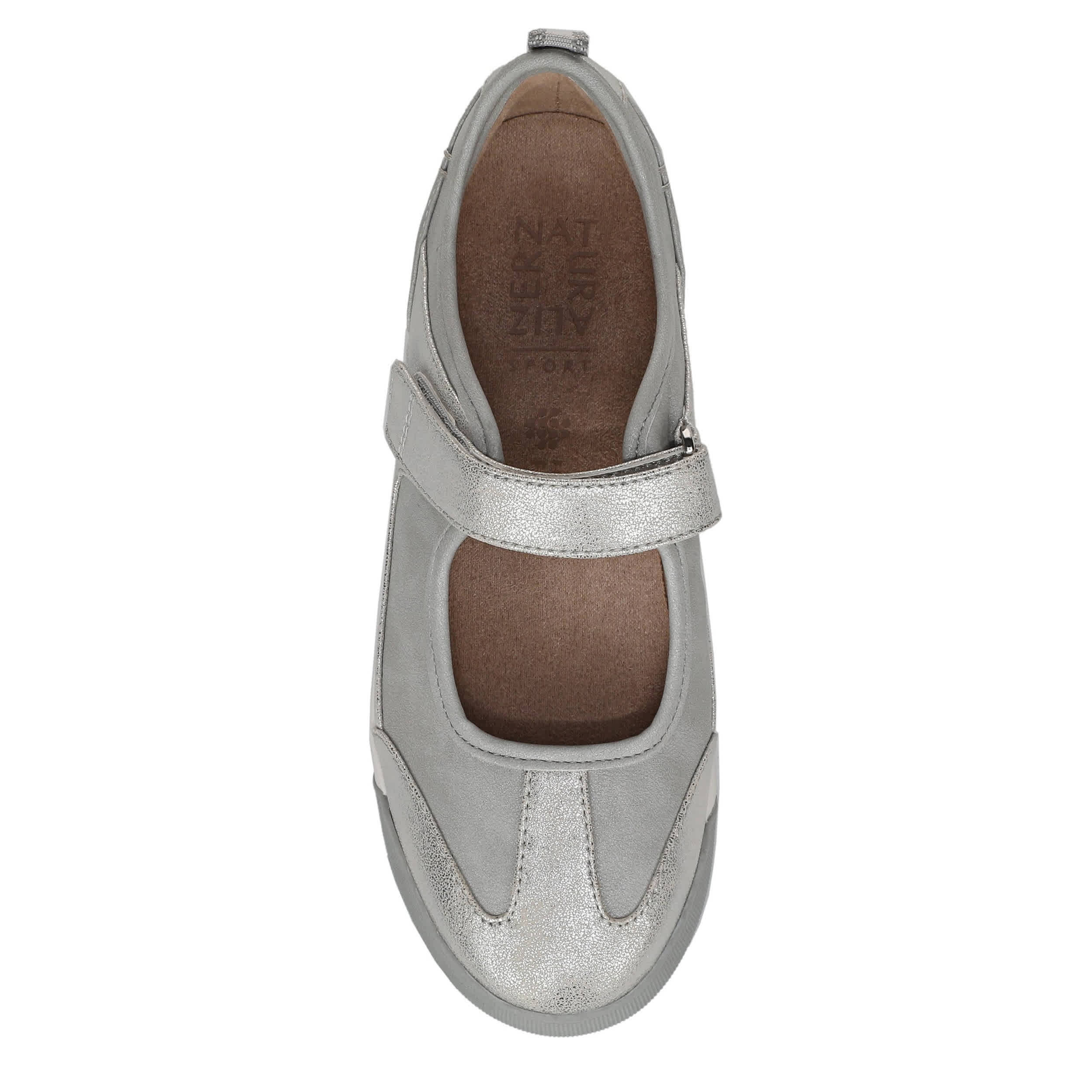 NATURALIZER-WOMENS GRETA MARY JANE SNEAKER-GREY & 