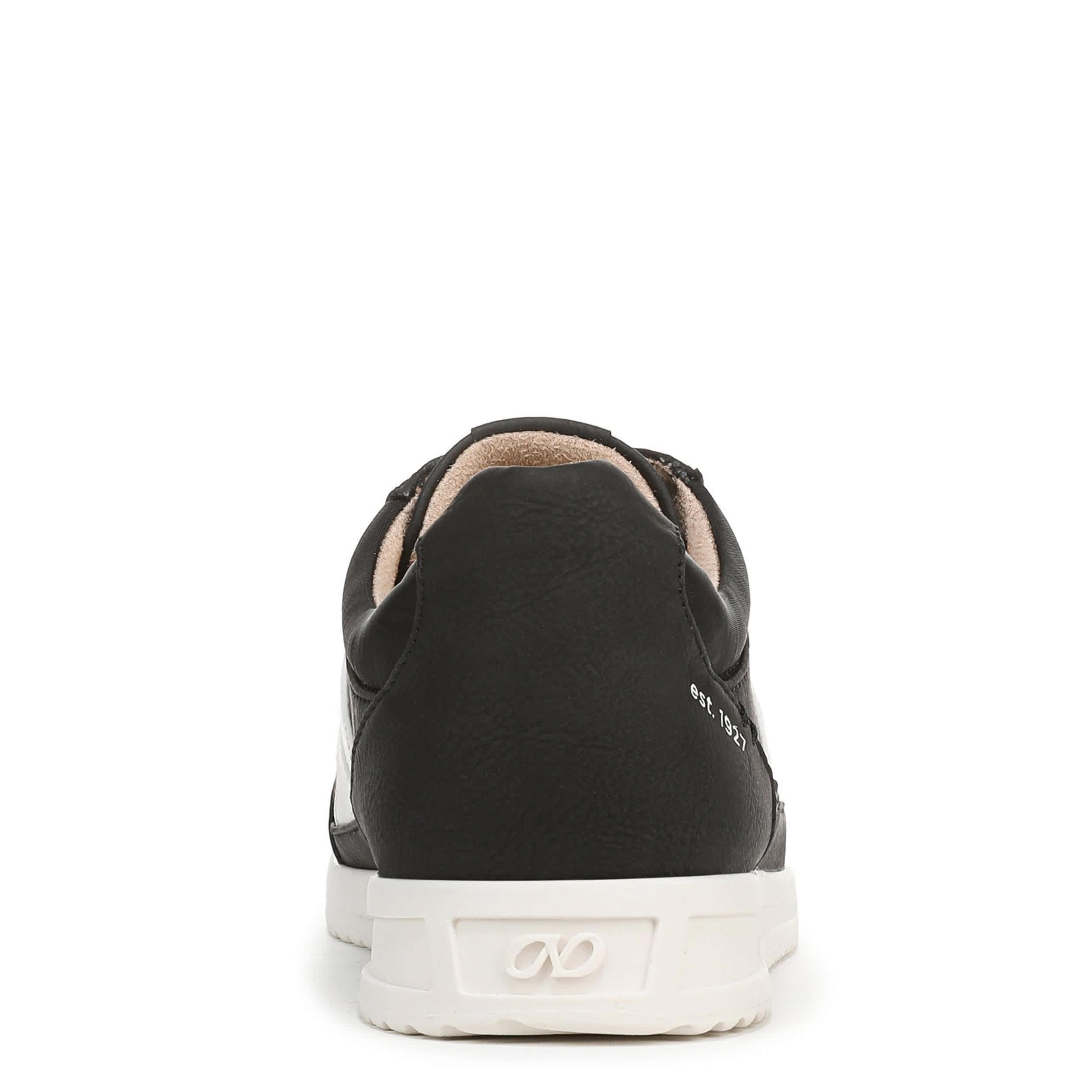 NATURALIZER-WOMENS GARNET SNEAKER-BLACK & WHITE