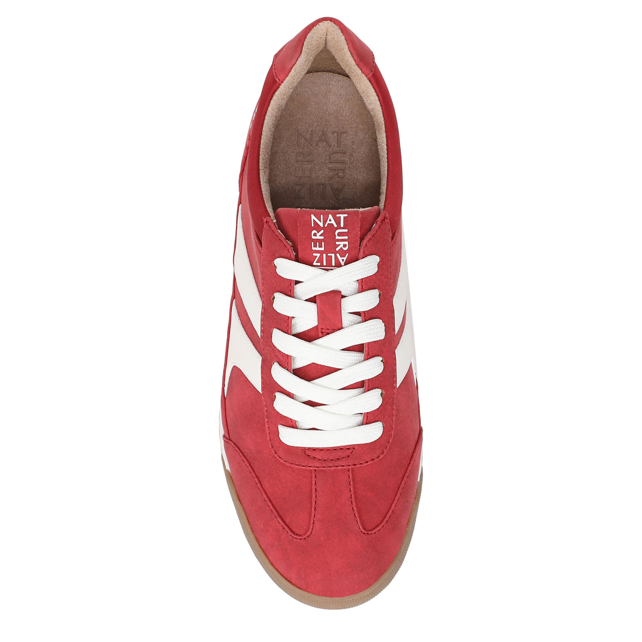 NATURALIZER-WOMENS GARNET SNEAKER-RED & 