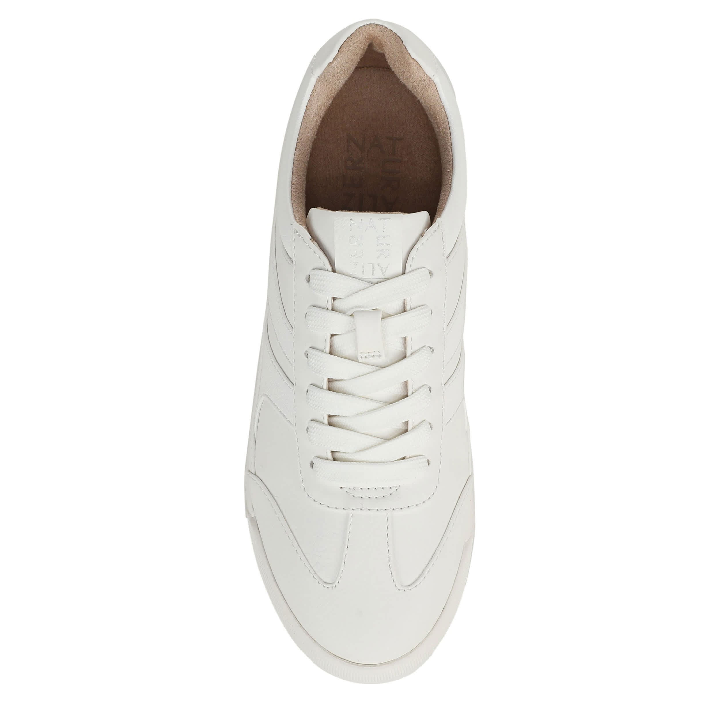 NATURALIZER-WOMENS GARNET SNEAKER-WHITE & 