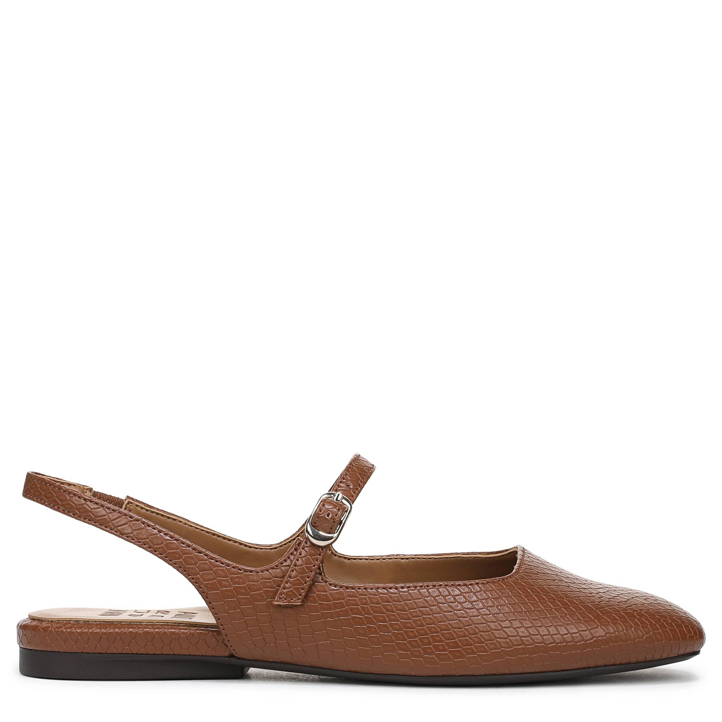 NATURALIZER-WOMENS ANIKKA FLAT-CHESTNUT & 