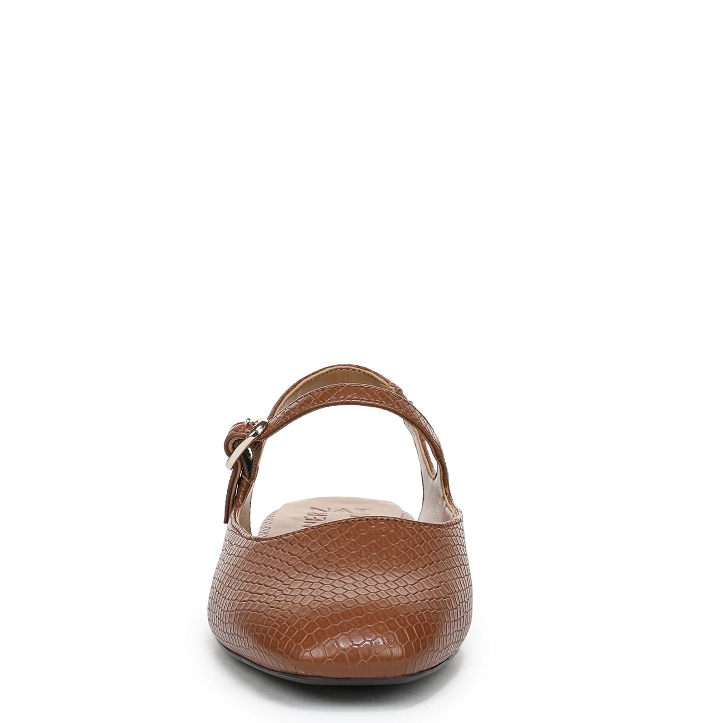 NATURALIZER-WOMENS ANIKKA FLAT-CHESTNUT & 