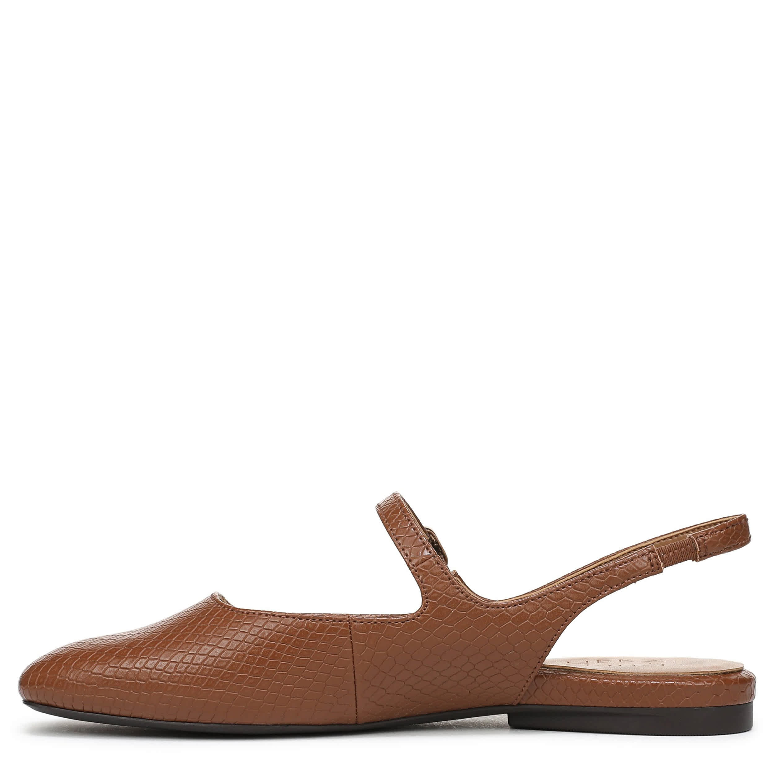 NATURALIZER-WOMENS ANIKKA FLAT-CHESTNUT & 