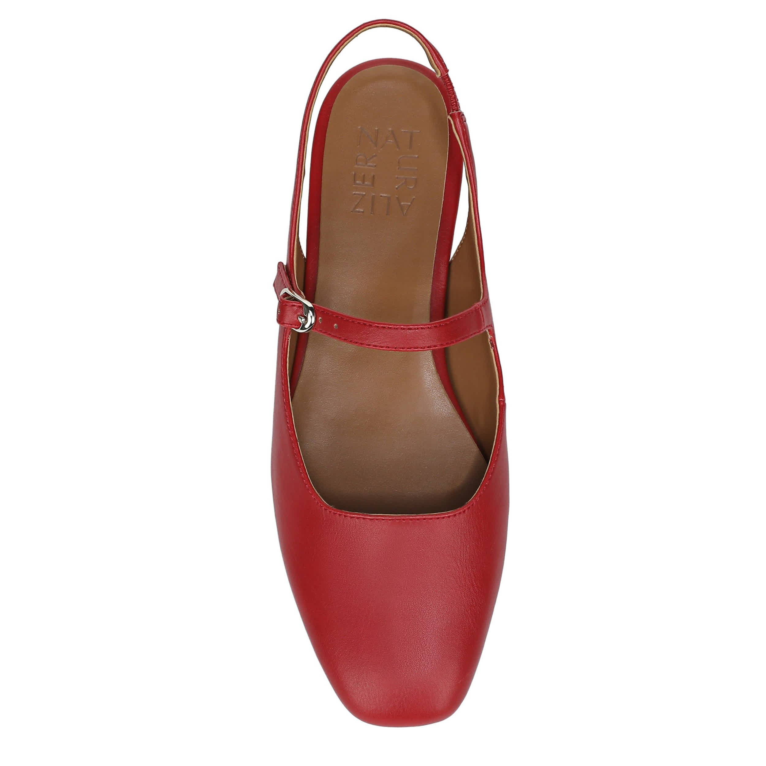 NATURALIZER-WOMENS ANIKKA FLAT-RED & 