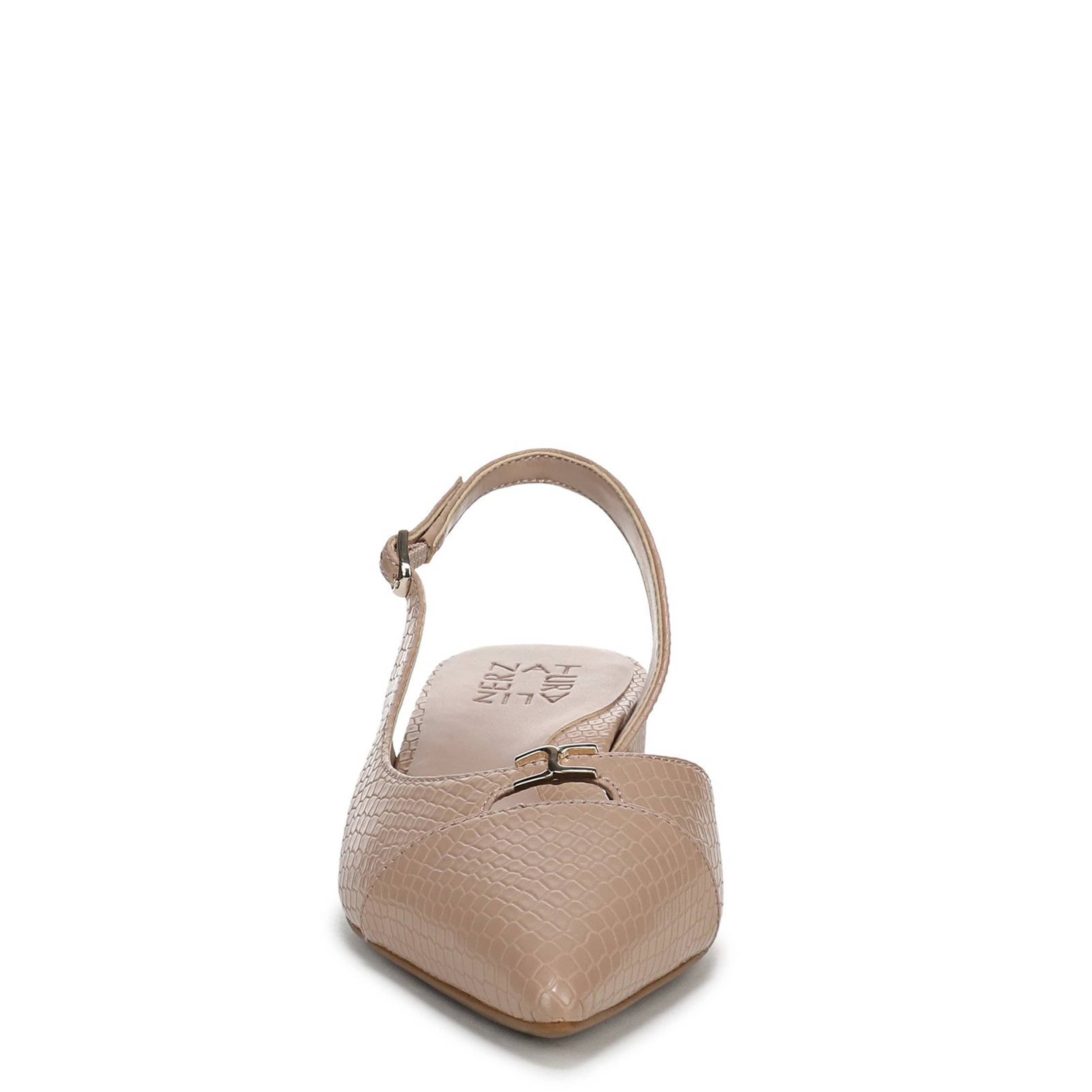 NATURALIZER-WOMENS SABRINA FLAT-BEIGE & SNAKE