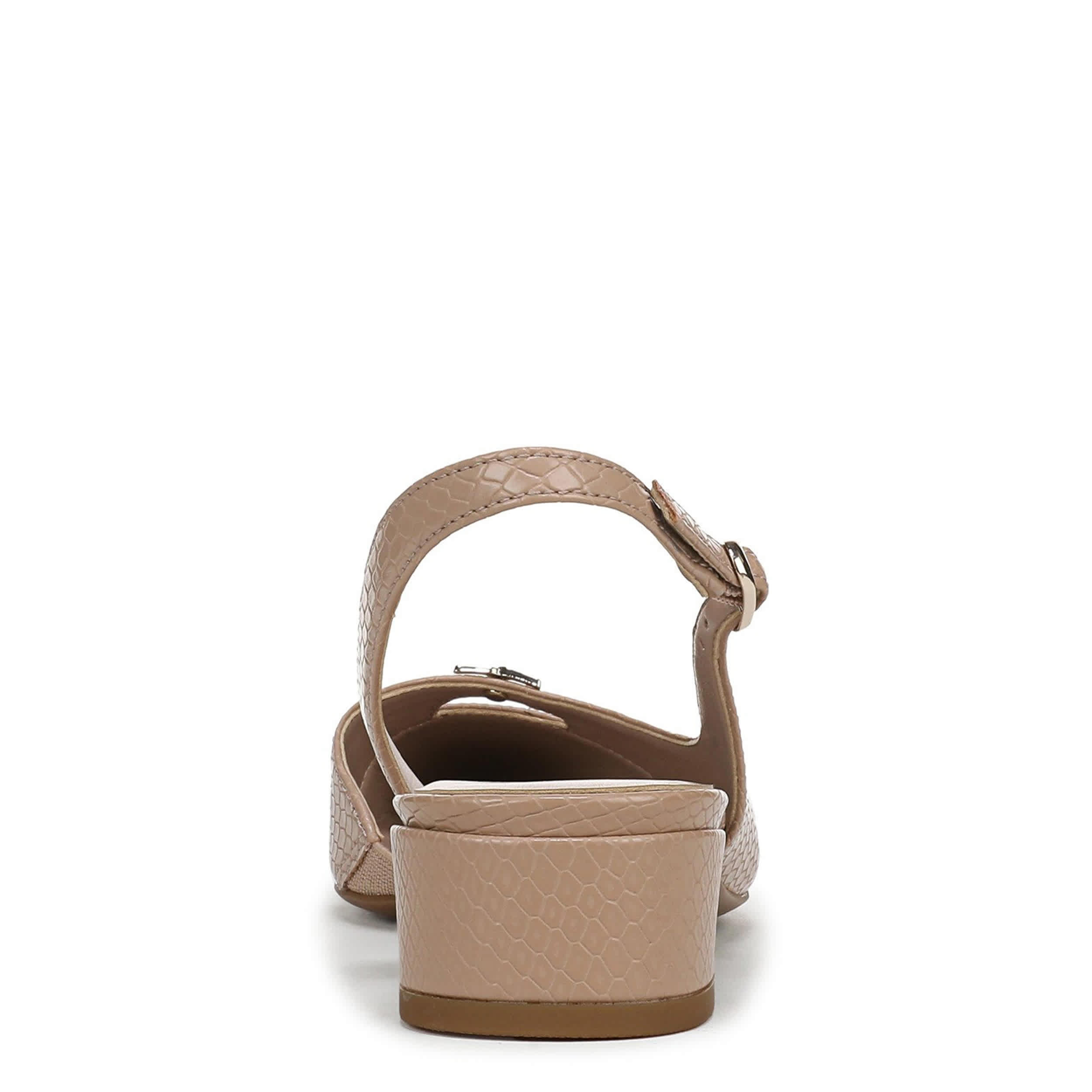NATURALIZER-WOMENS SABRINA FLAT-BEIGE & SNAKE