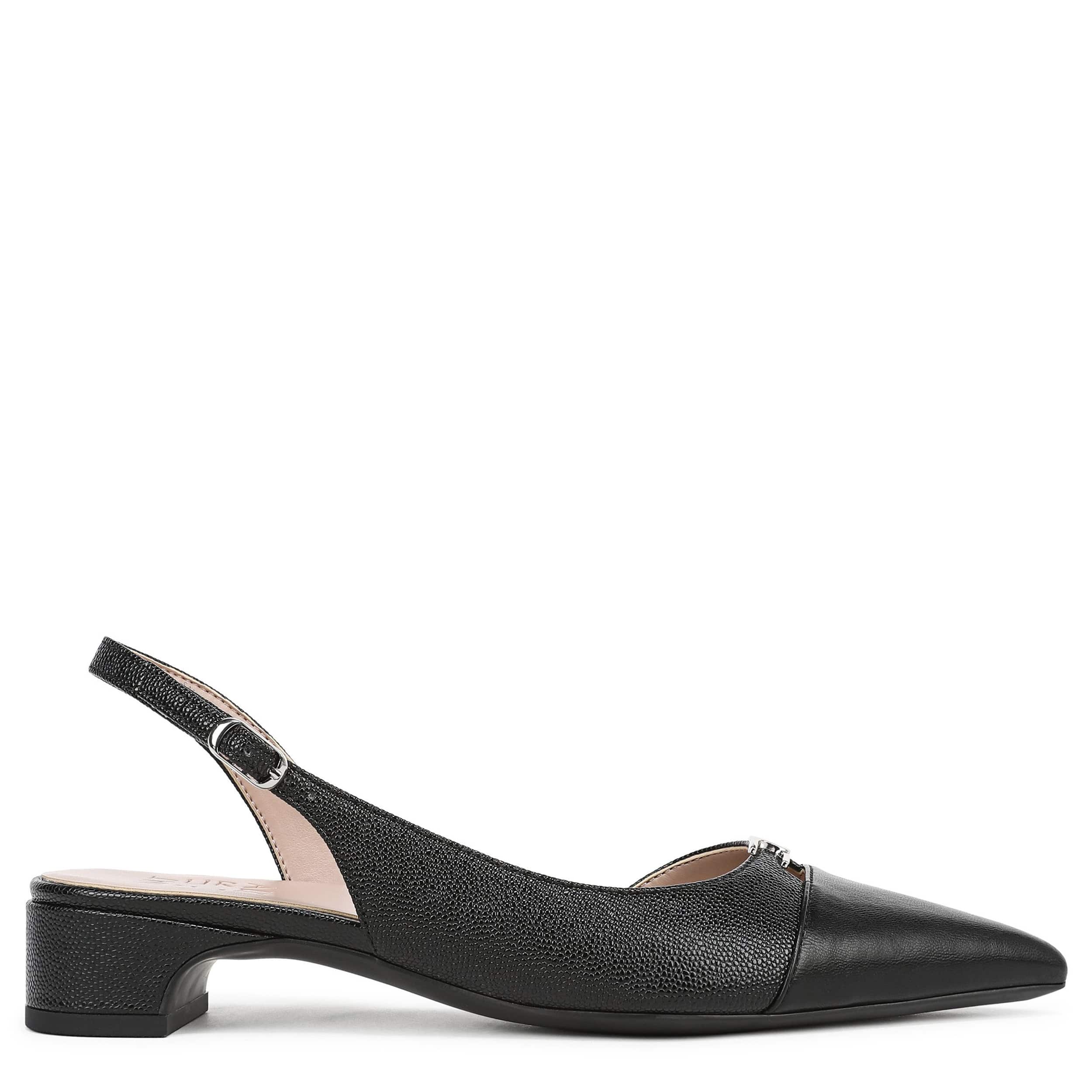 NATURALIZER-WOMENS SABRINA FLAT-BLACK & 