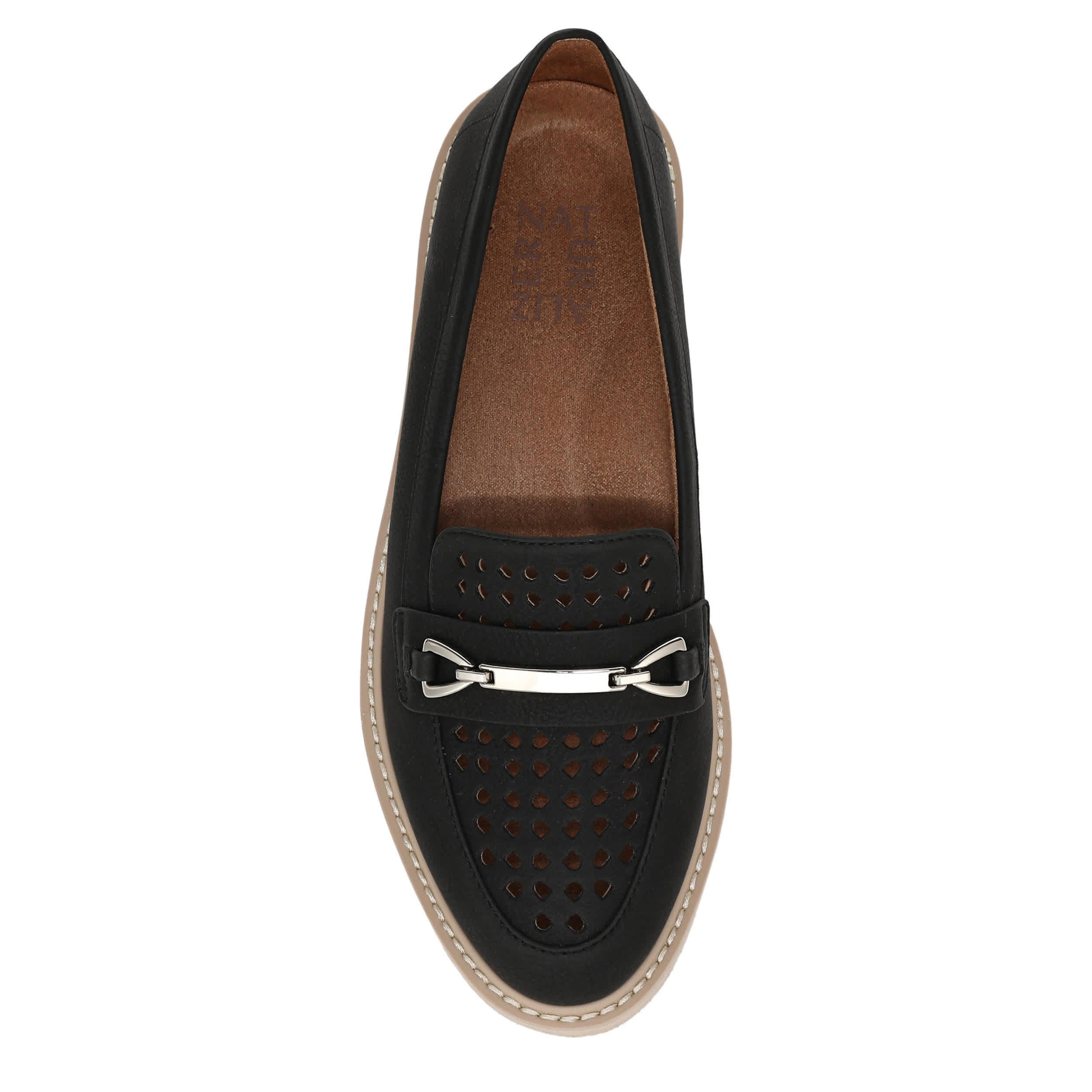 NATURALIZER-WOMENS ELIN LOAFER-BLACK & 