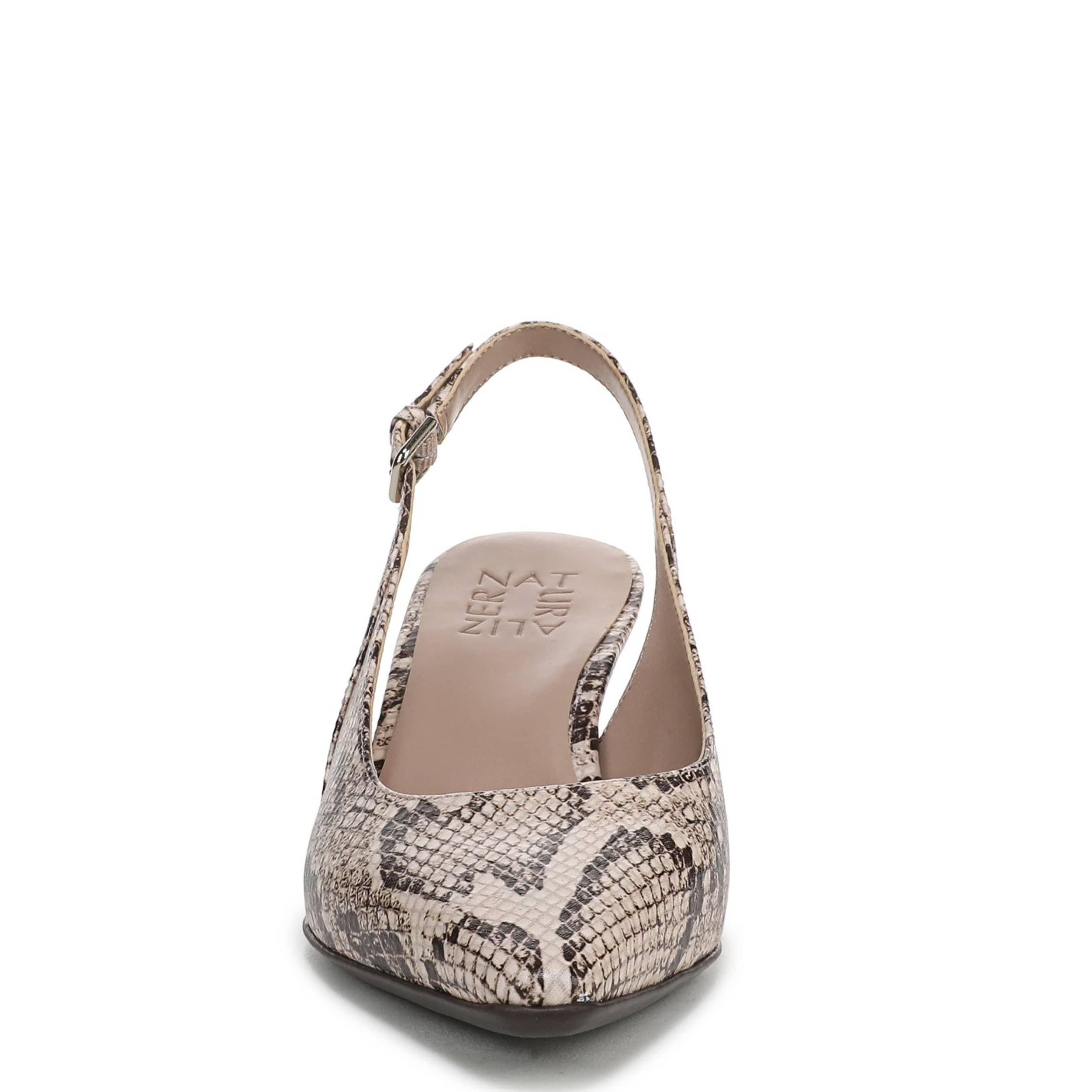 NATURALIZER-WOMENS TANSY PUMP-BEIGE & SNAKE