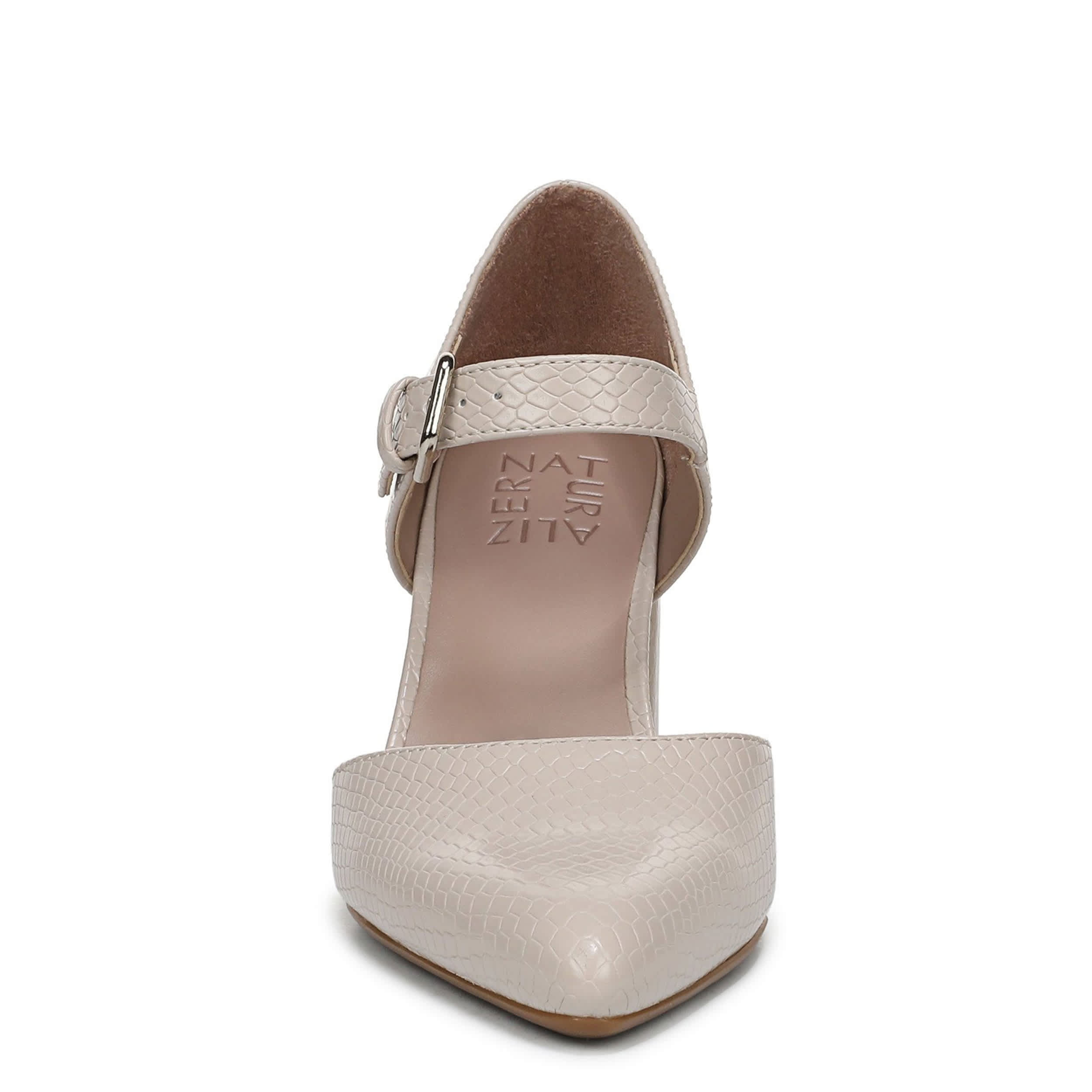 NATURALIZER-WOMENS PIXIE PUMP-IVORY & SNAKE