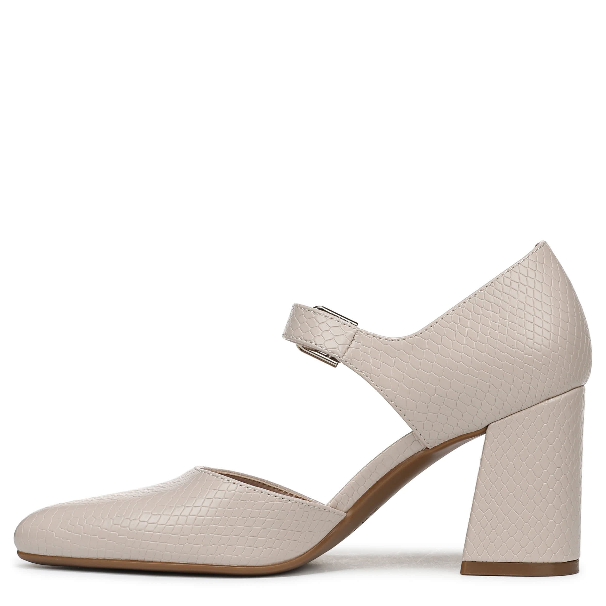 NATURALIZER-WOMENS PIXIE PUMP-IVORY & SNAKE