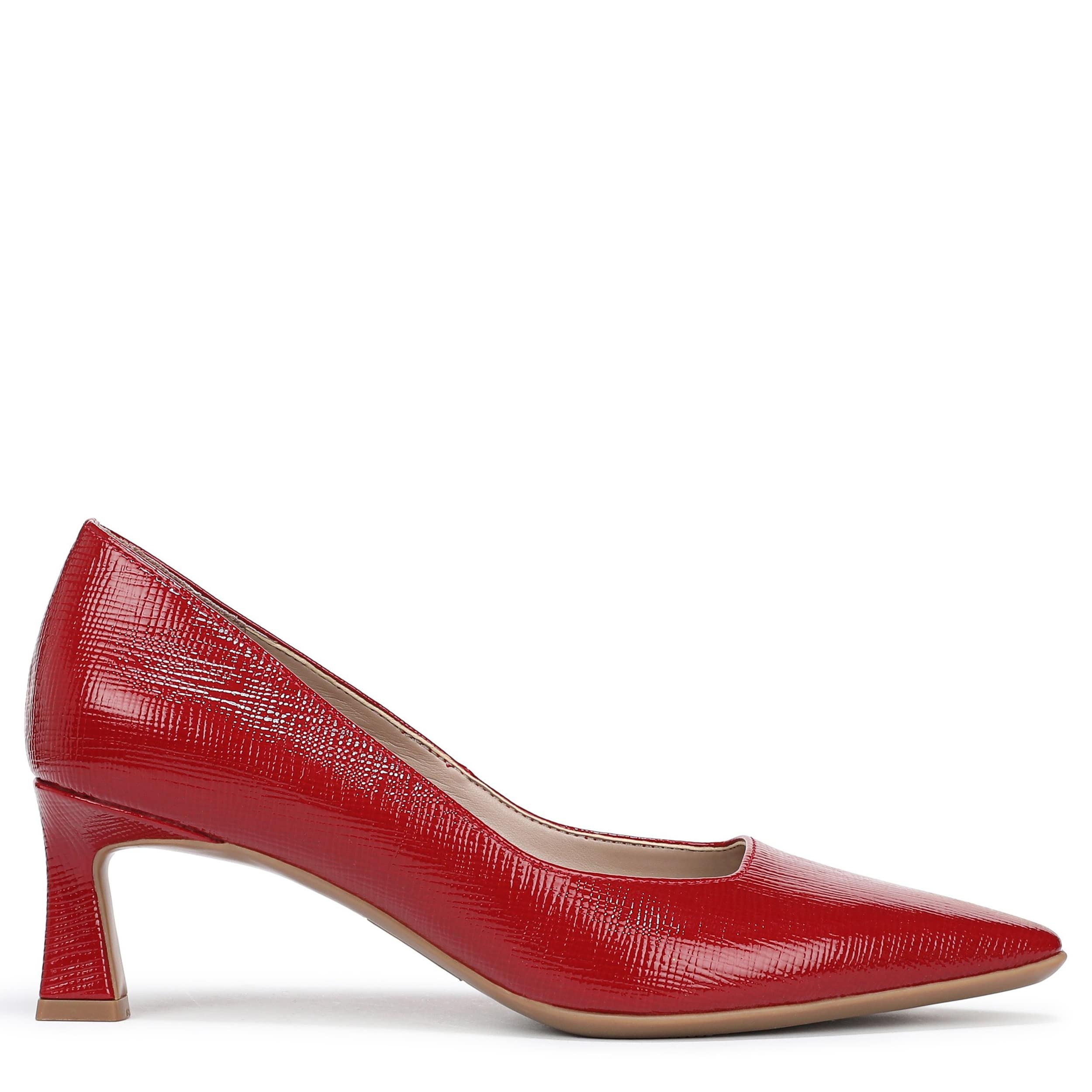 NATURALIZER-WOMENS TYLAN PUMP-RED & 
