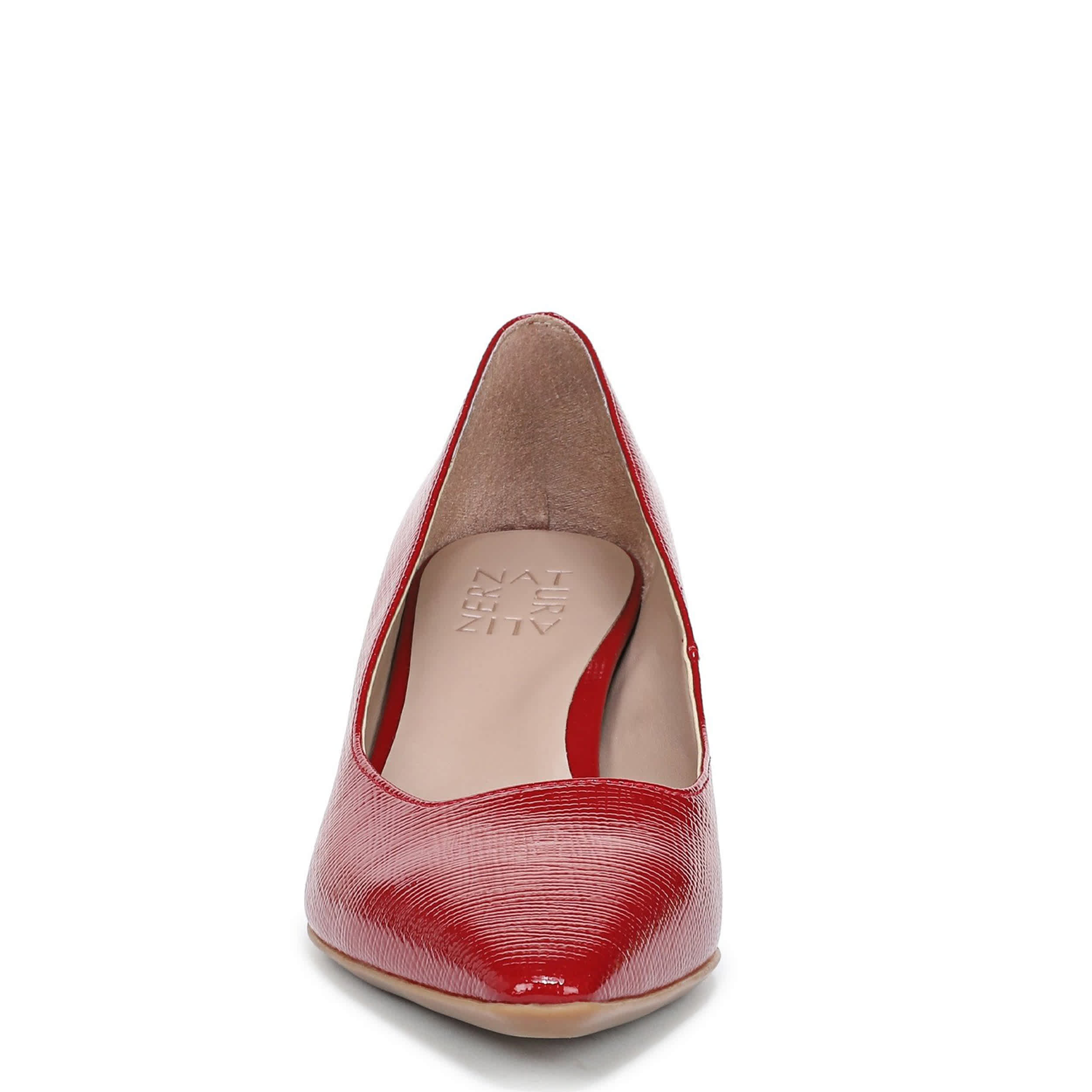 NATURALIZER-WOMENS TYLAN PUMP-RED & 