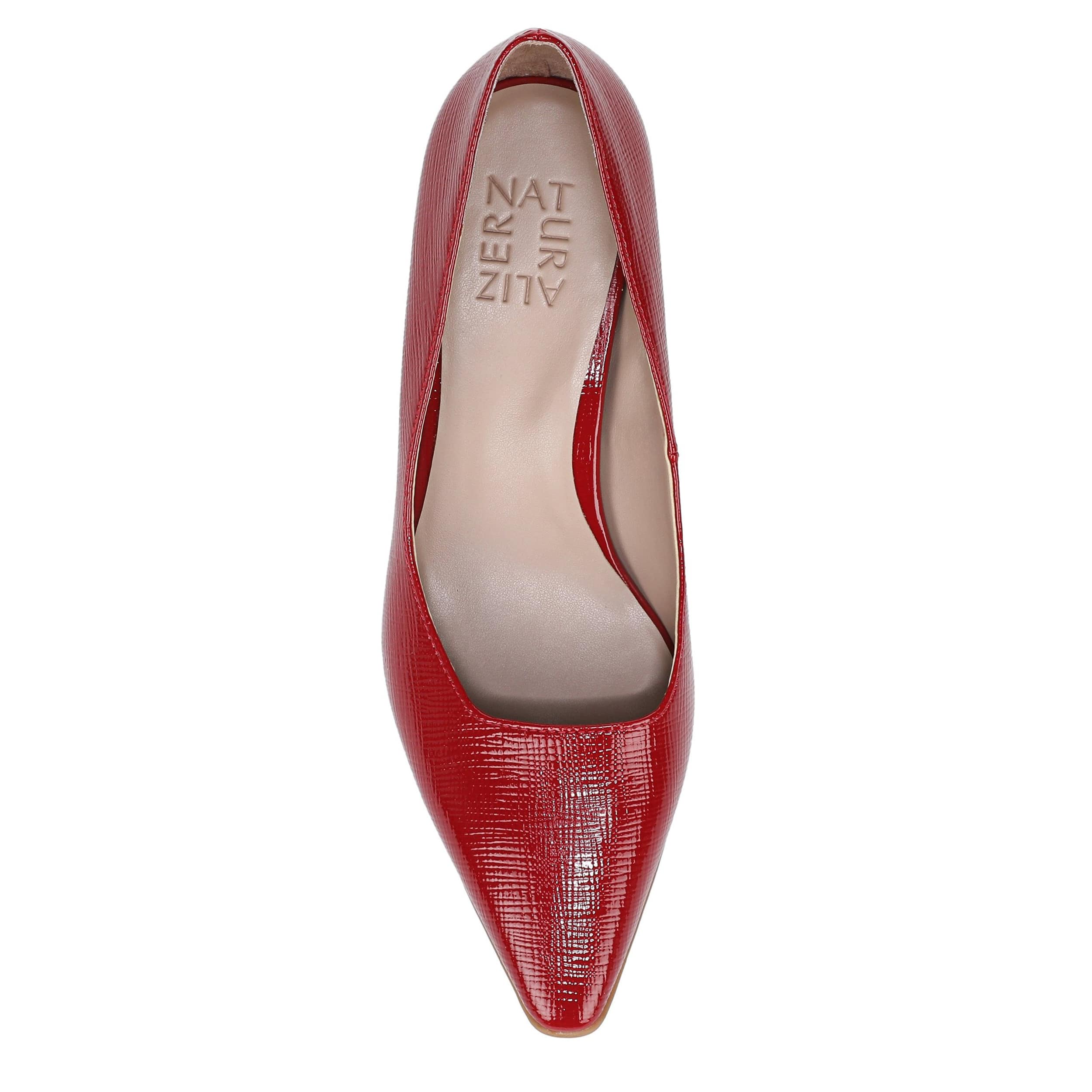 NATURALIZER-WOMENS TYLAN PUMP-RED & 