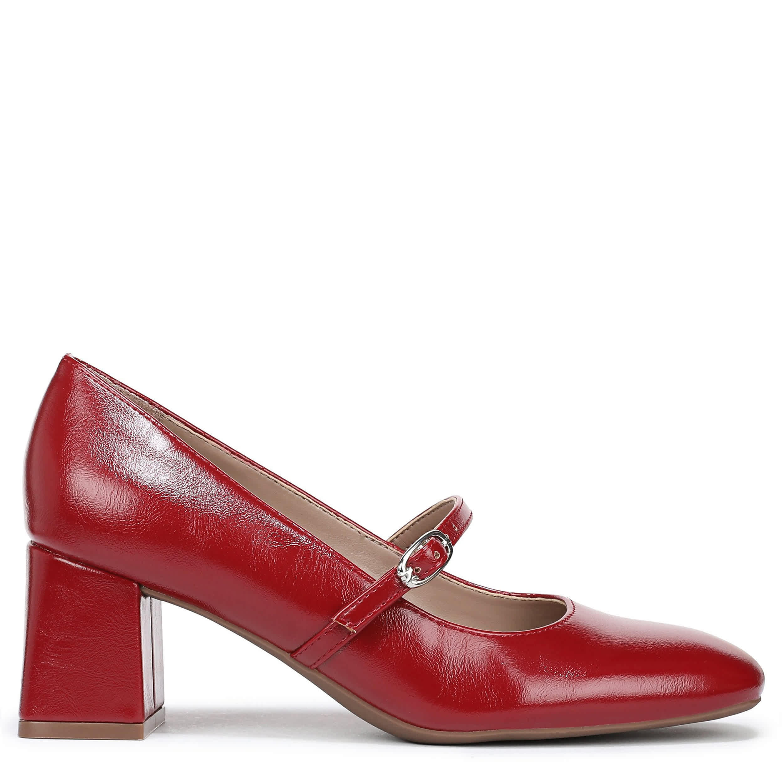 NATURALIZER-WOMENS DANCING PUMP-RED & 