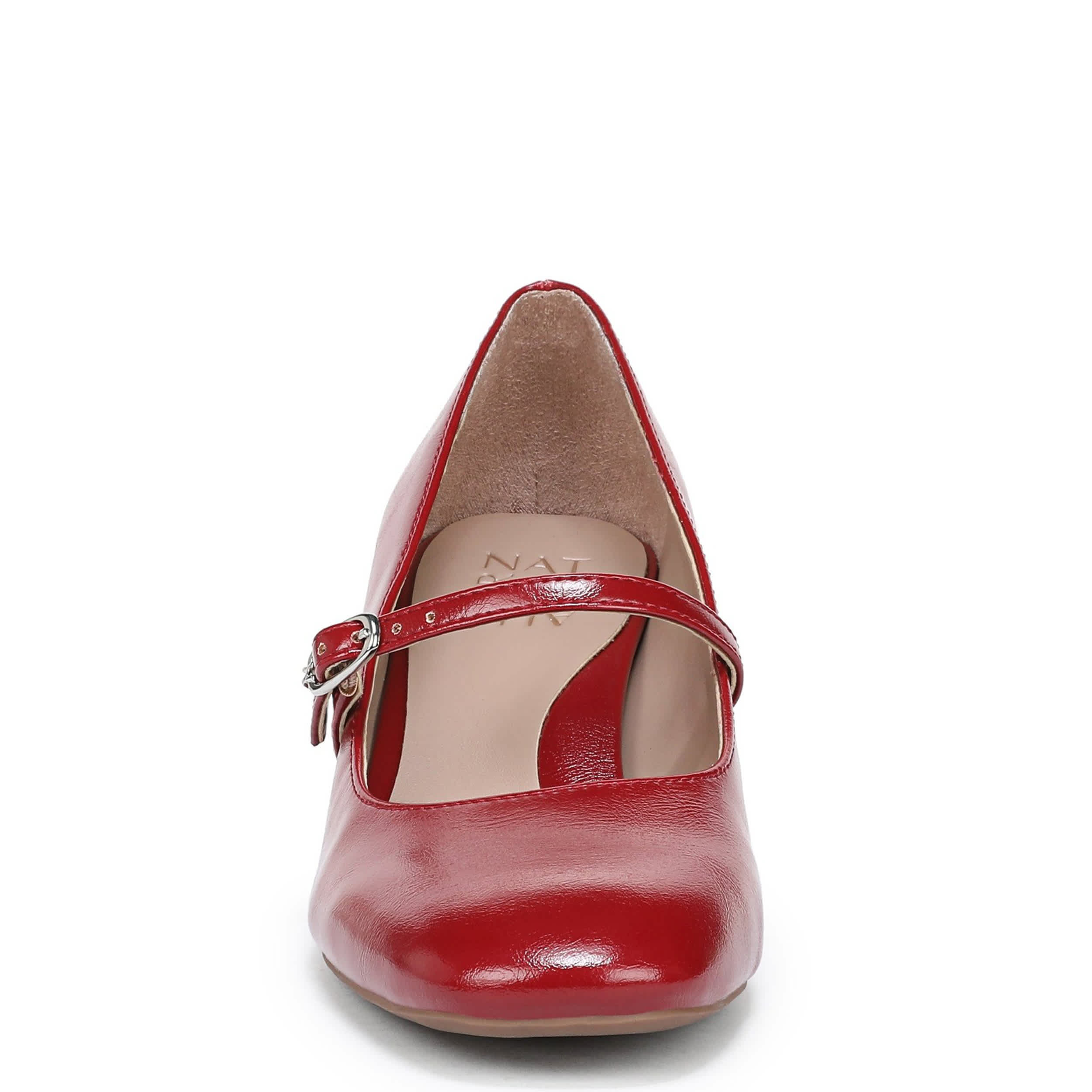 NATURALIZER-WOMENS DANCING PUMP-RED & 