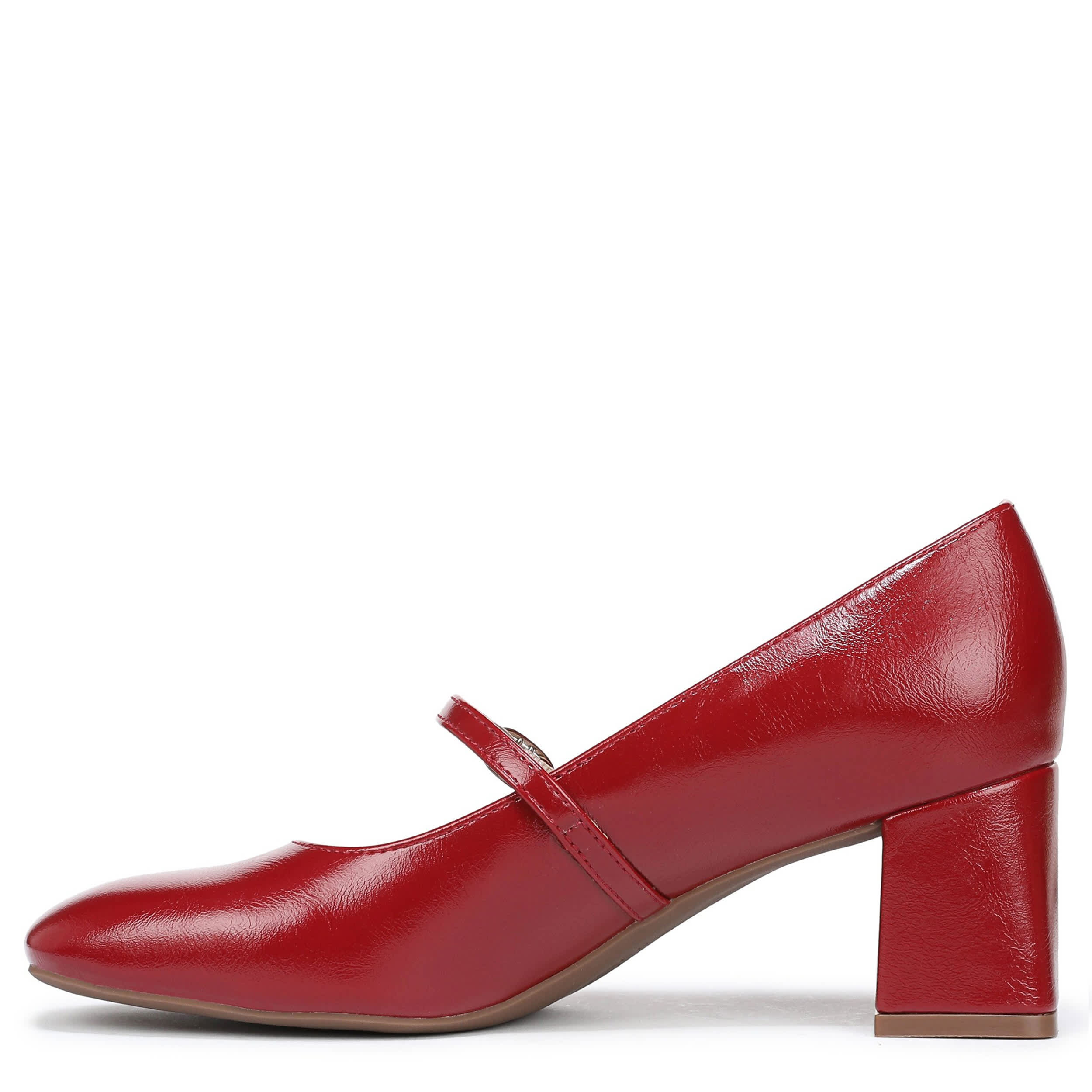 NATURALIZER-WOMENS DANCING PUMP-RED & 