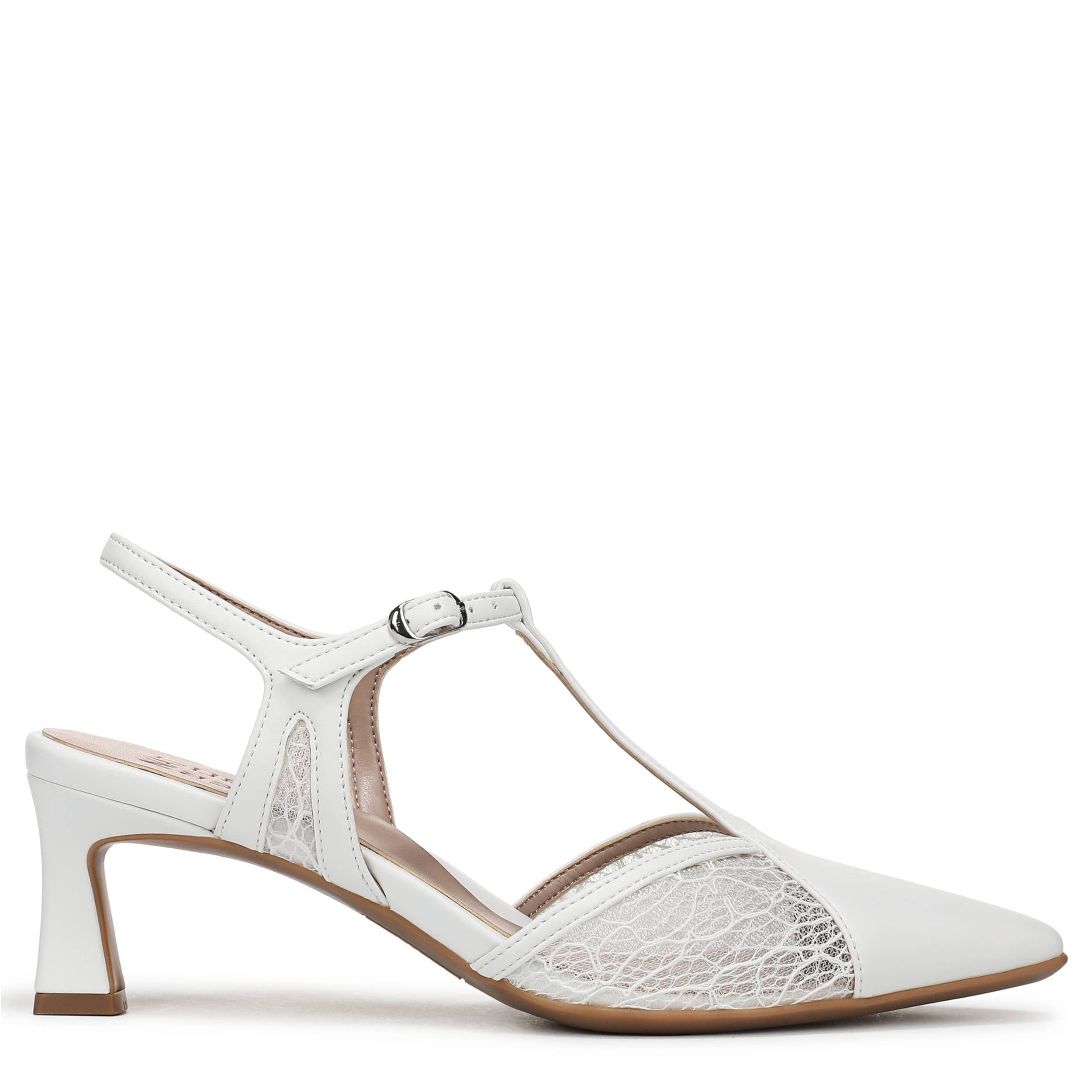 NATURALIZER-WOMENS TORIN2 PUMP-WHITE & 