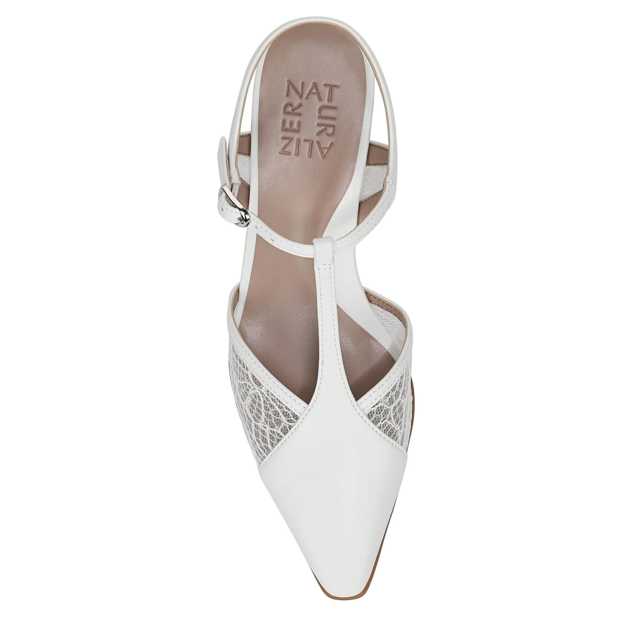 NATURALIZER-WOMENS TORIN2 PUMP-WHITE & 