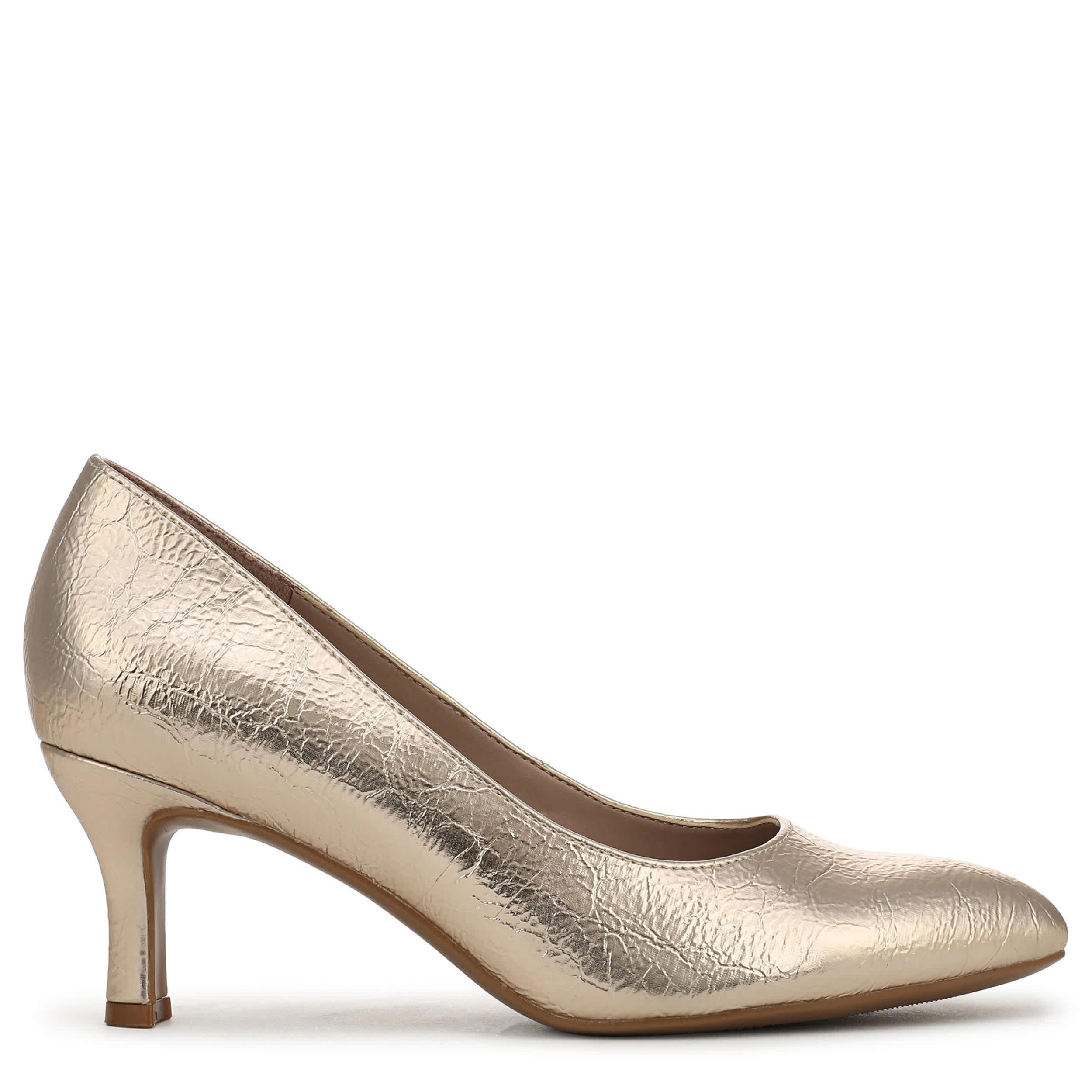 NATURALIZER-WOMENS FLORA PUMP-CHAMPAGNE & 