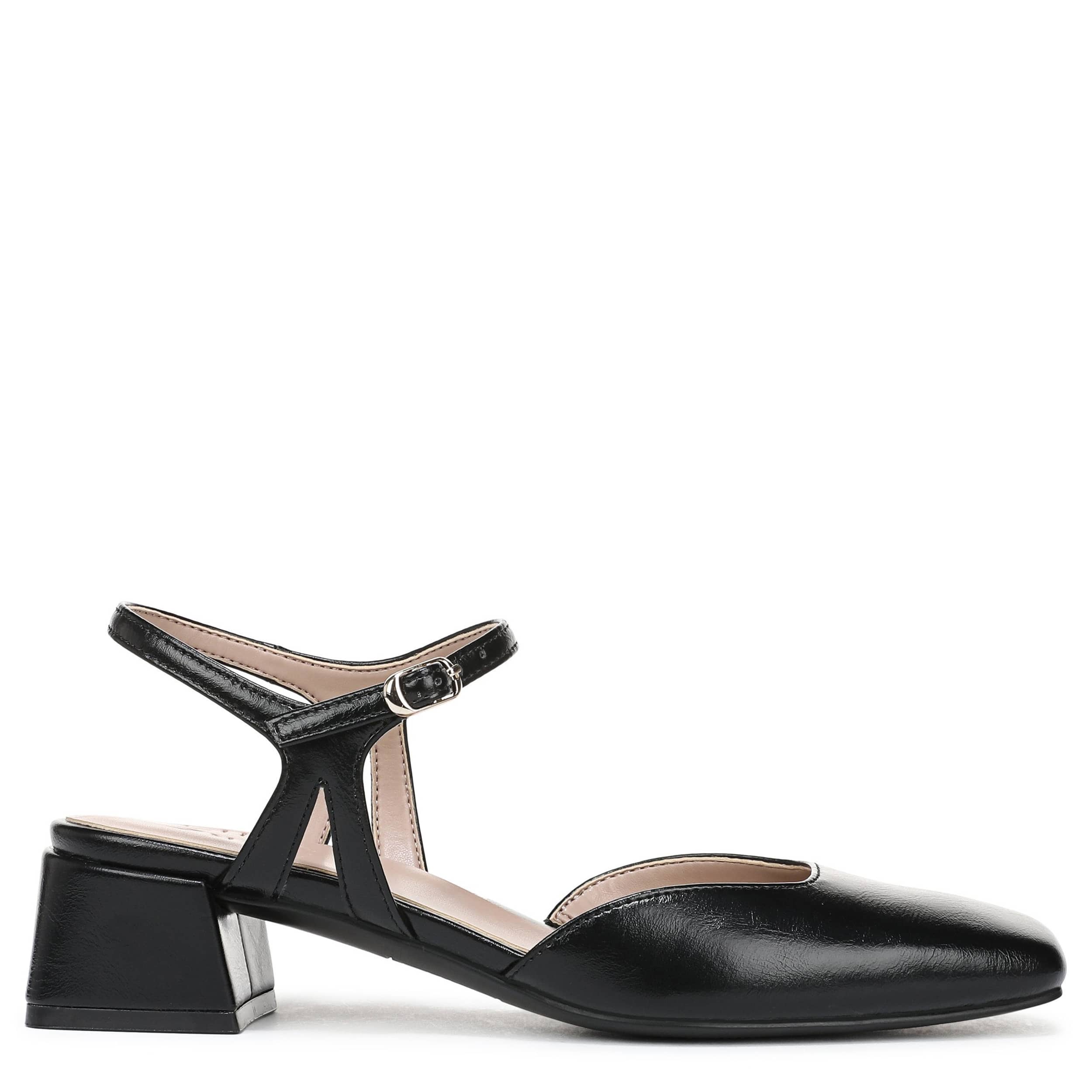 NATURALIZER-WOMENS HATTIE PUMP-BLACK & 