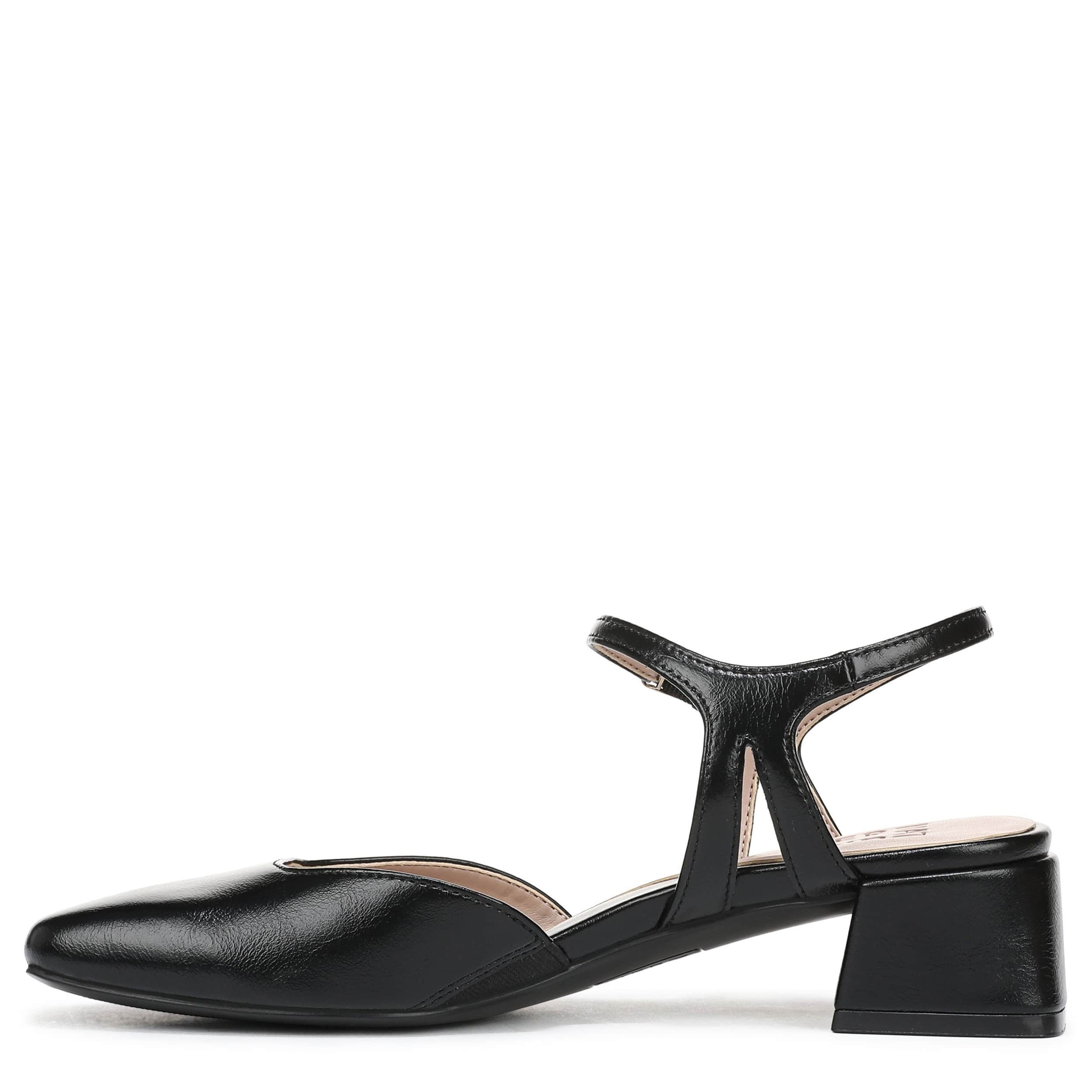 NATURALIZER-WOMENS HATTIE PUMP-BLACK & 