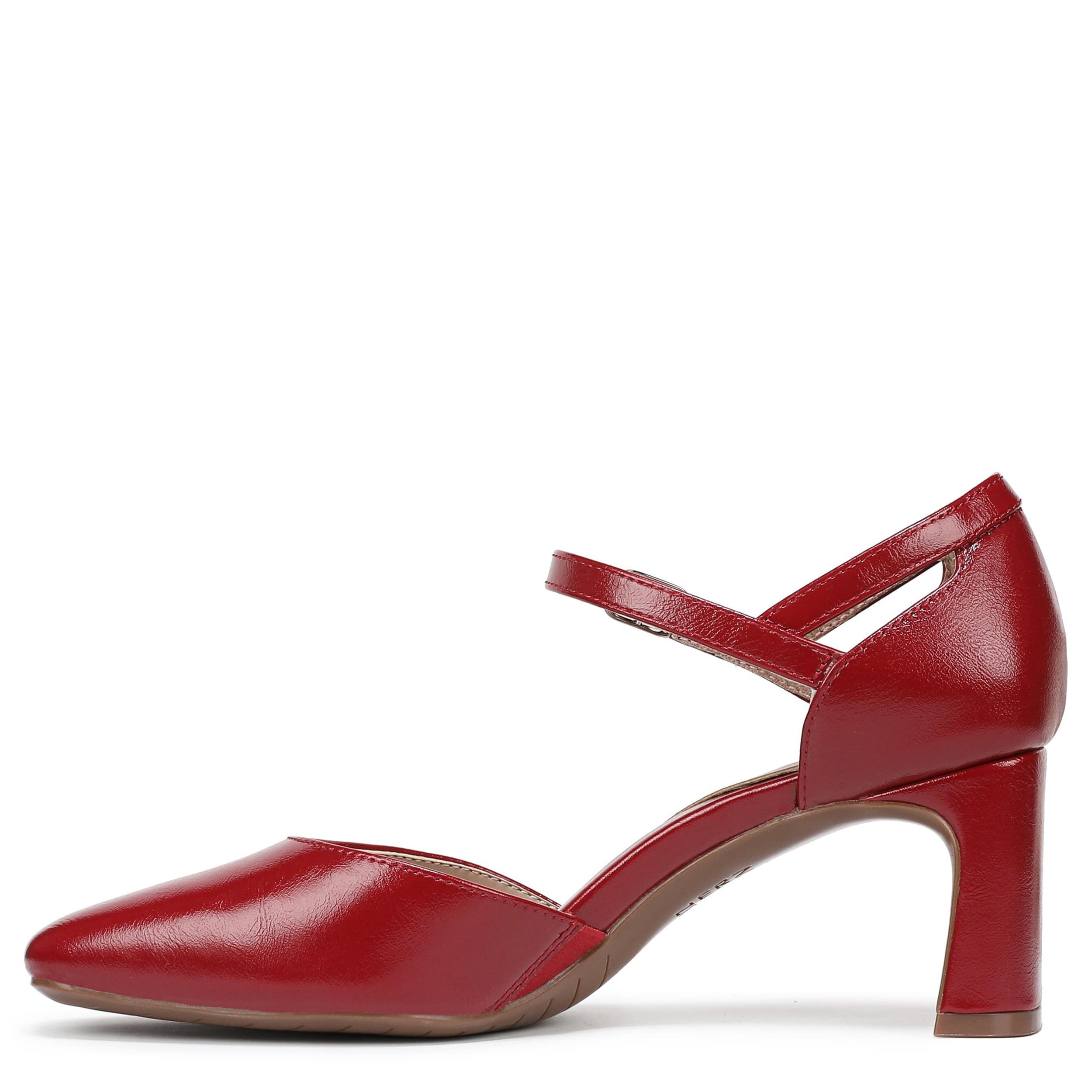 NATURALIZER-WOMENS YASMIN PUMP-RED & 