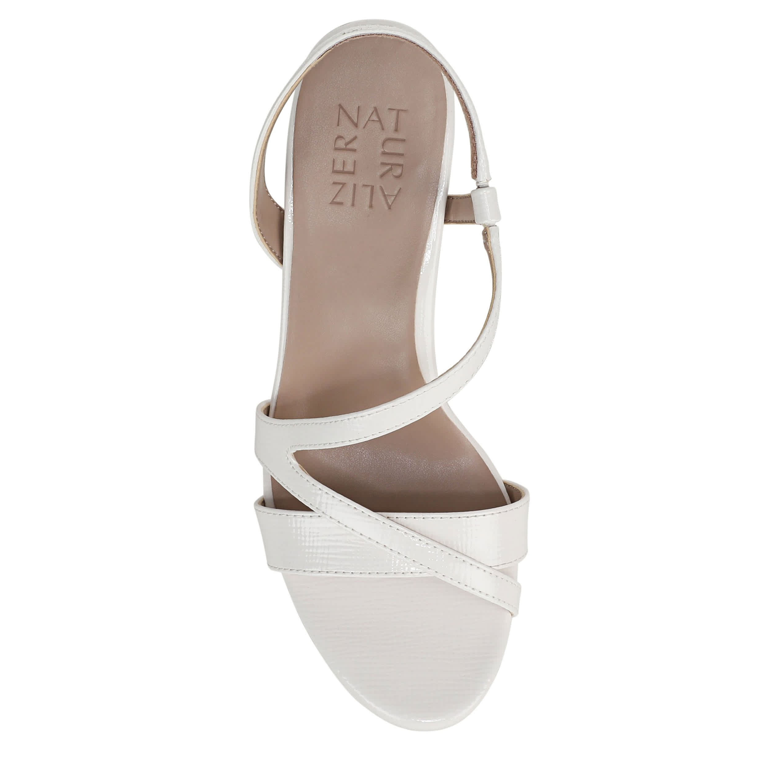 NATURALIZER-WOMENS ABBY SANDAL-WHITE & 