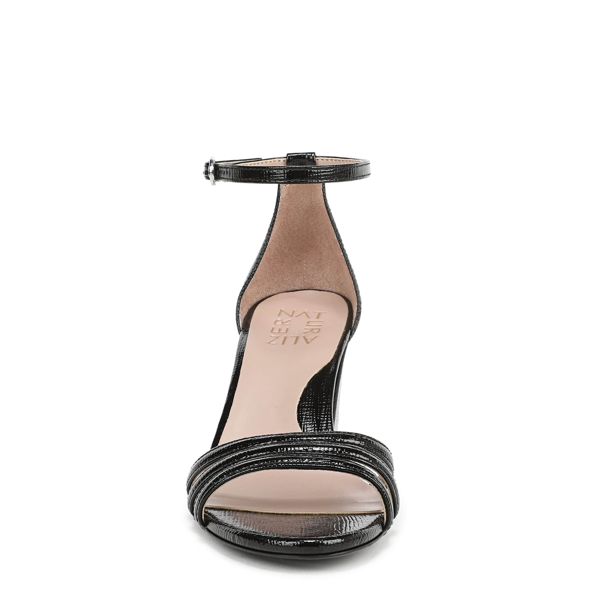 NATURALIZER-WOMENS HEIDI SANDAL-BLACK & 