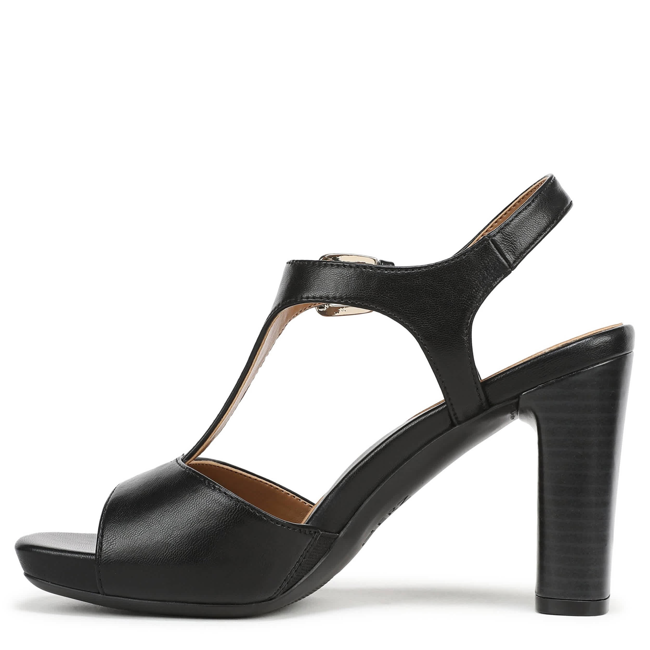 NATURALIZER-WOMENS MARLOWE SANDAL-BLACK & 