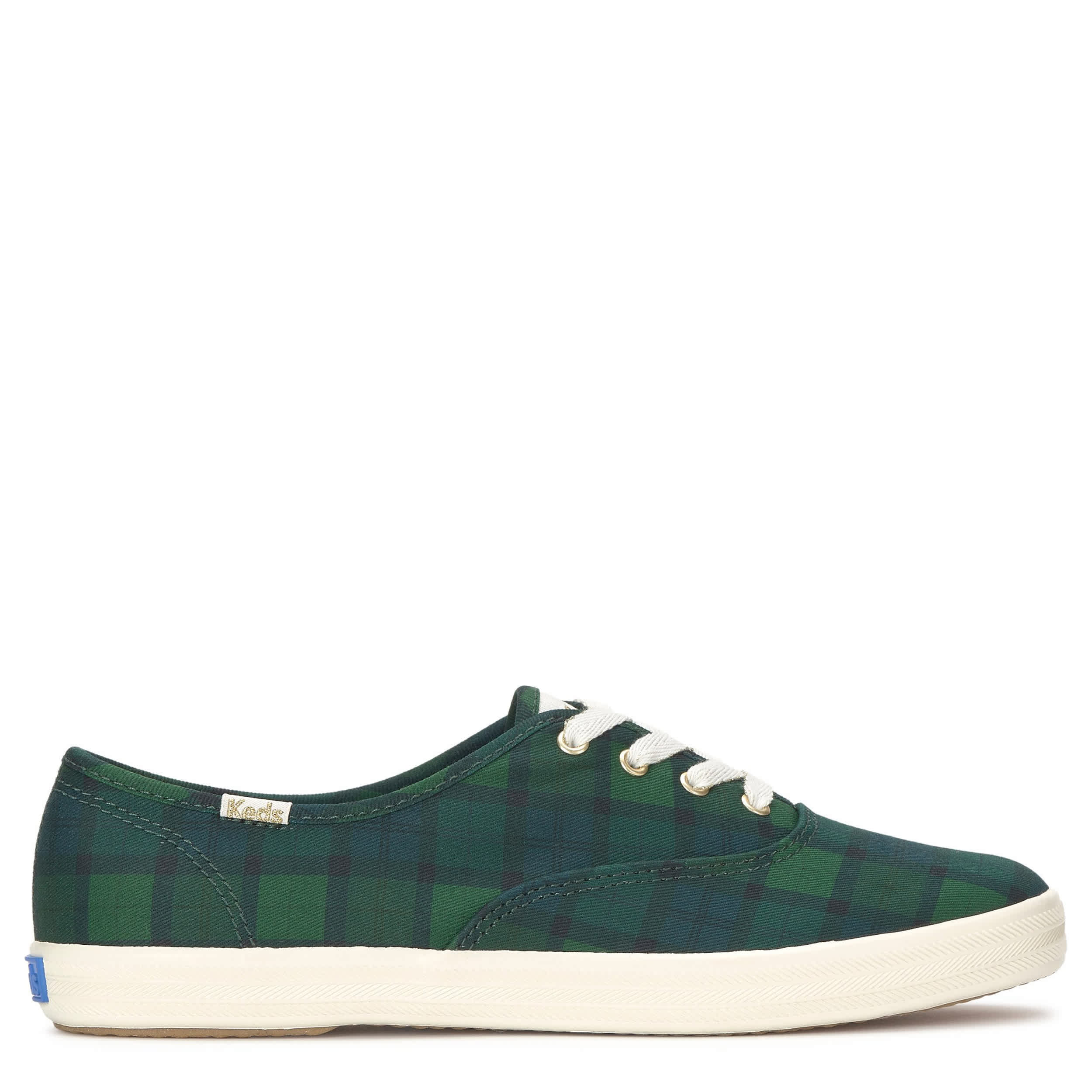 KEDS-WOMENS CHAMPION SNEAKER-GREEN & NAVY