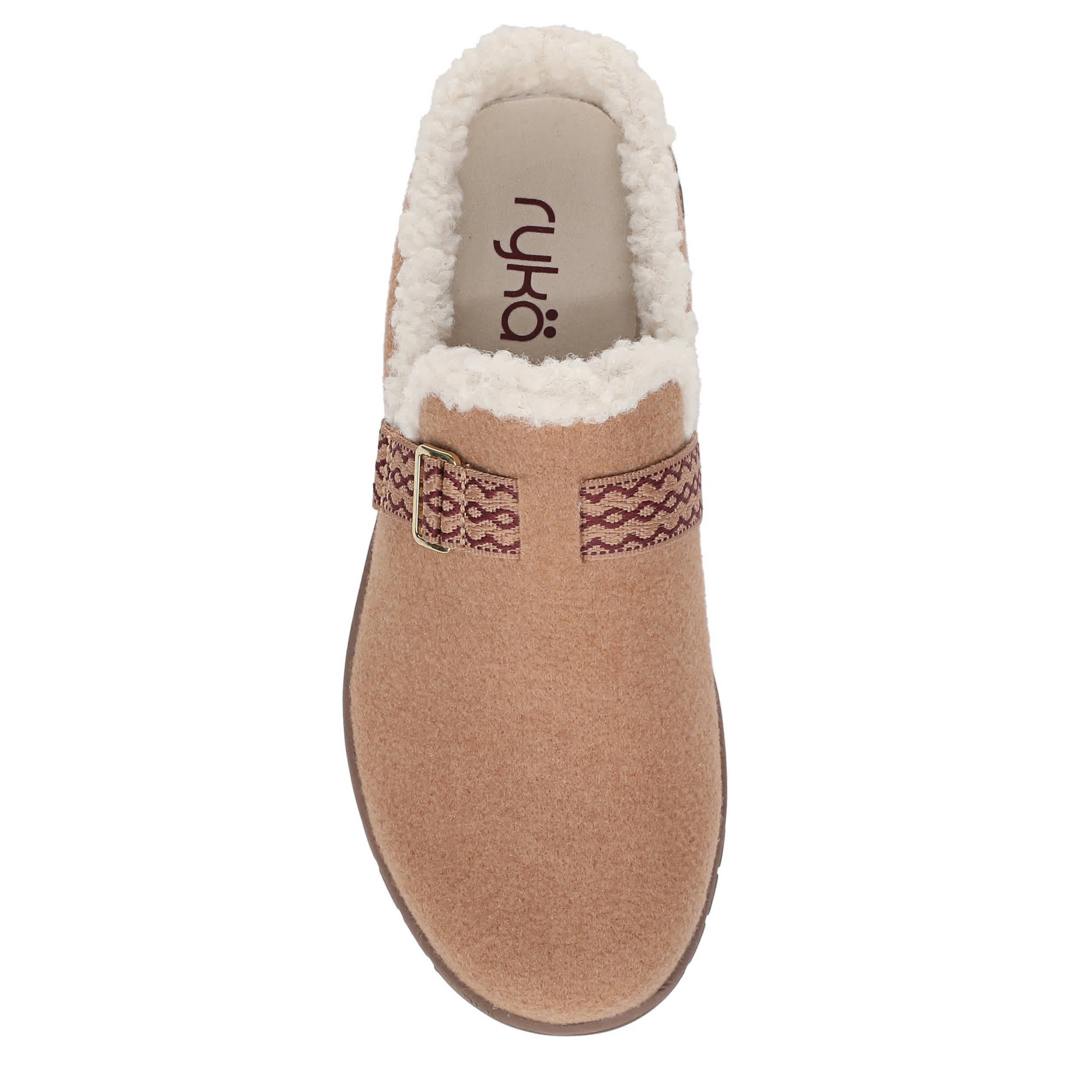 RYKA-WOMENS SOPHIE FAUX FUR CLOG-FRAPPE & 